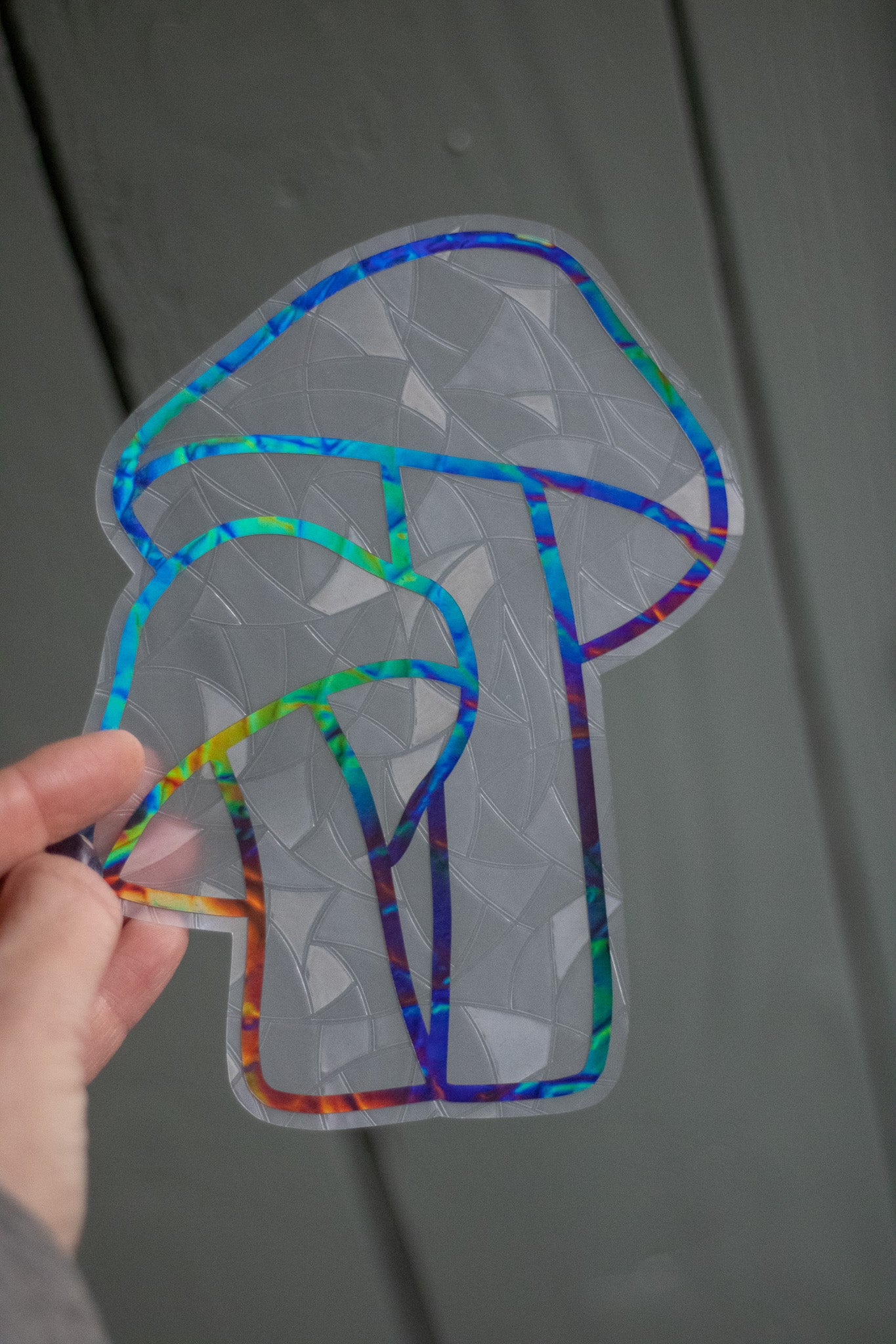 Mushroom Window Cling