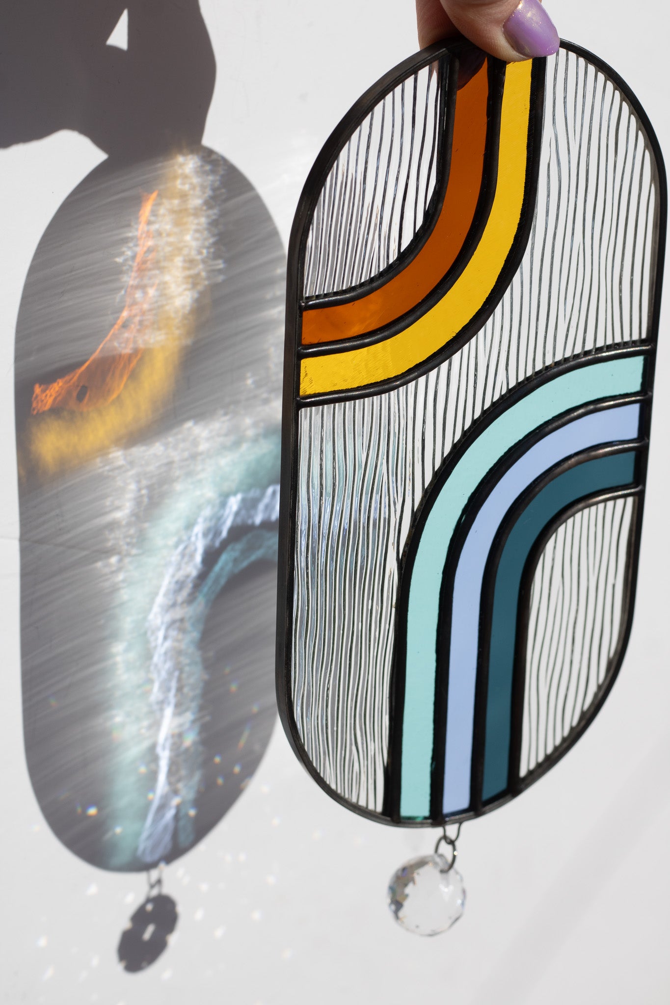 Rainbow Drop Suncatcher