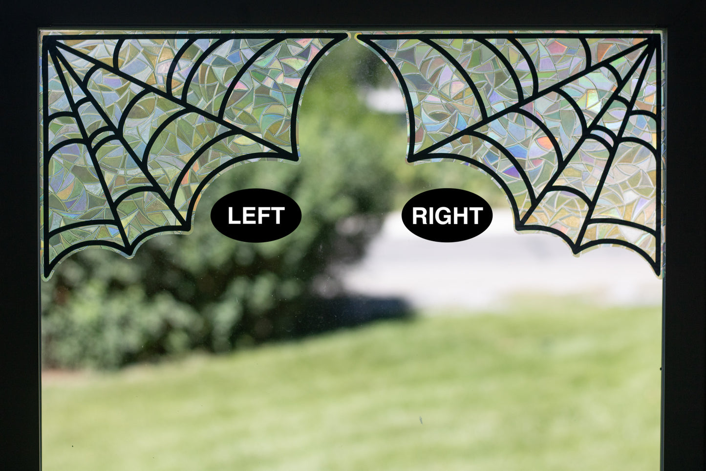 Spider Web Window Cling