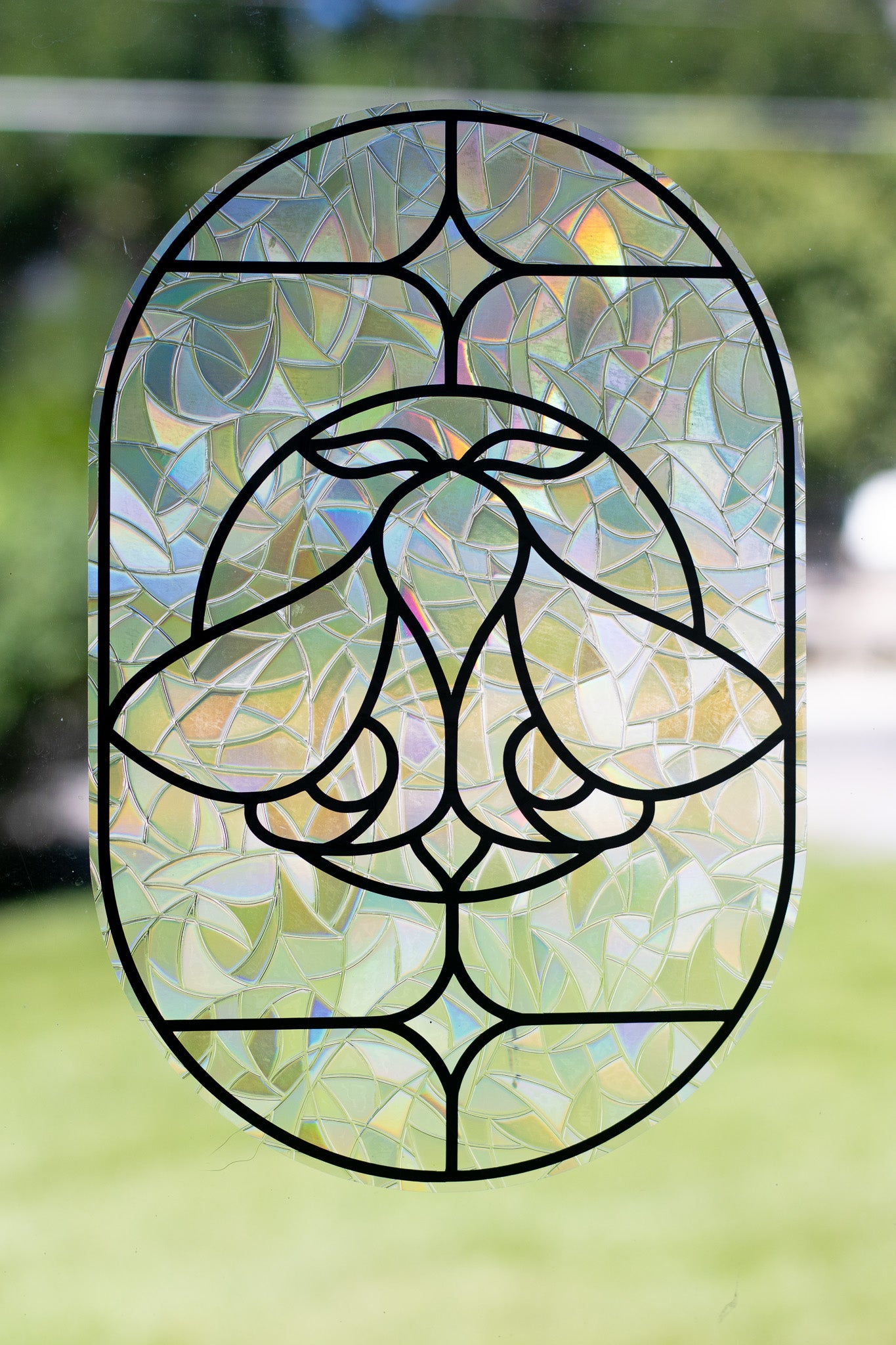 Moon Moth Window Cling