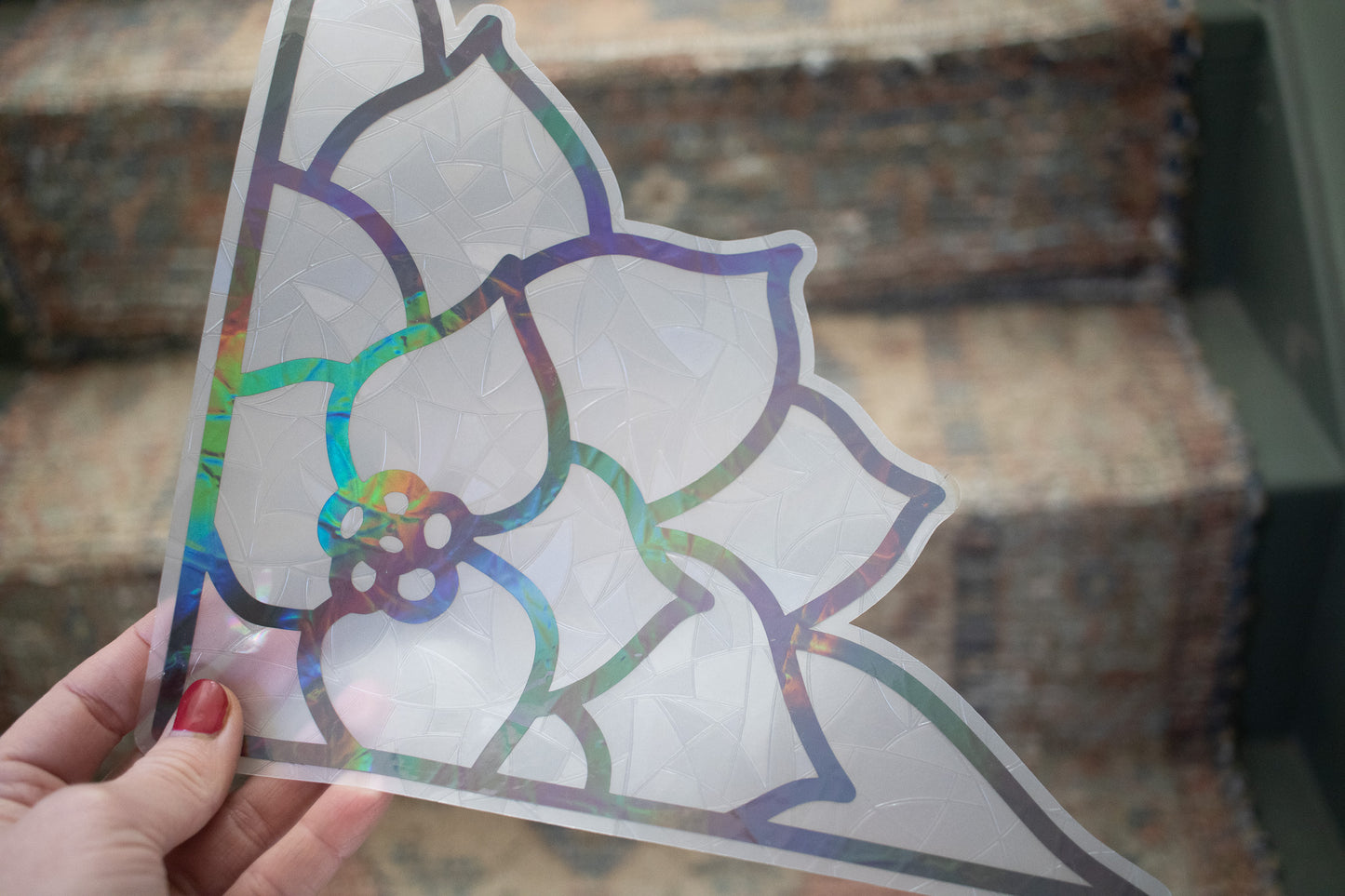 Poinsettia Window Cling