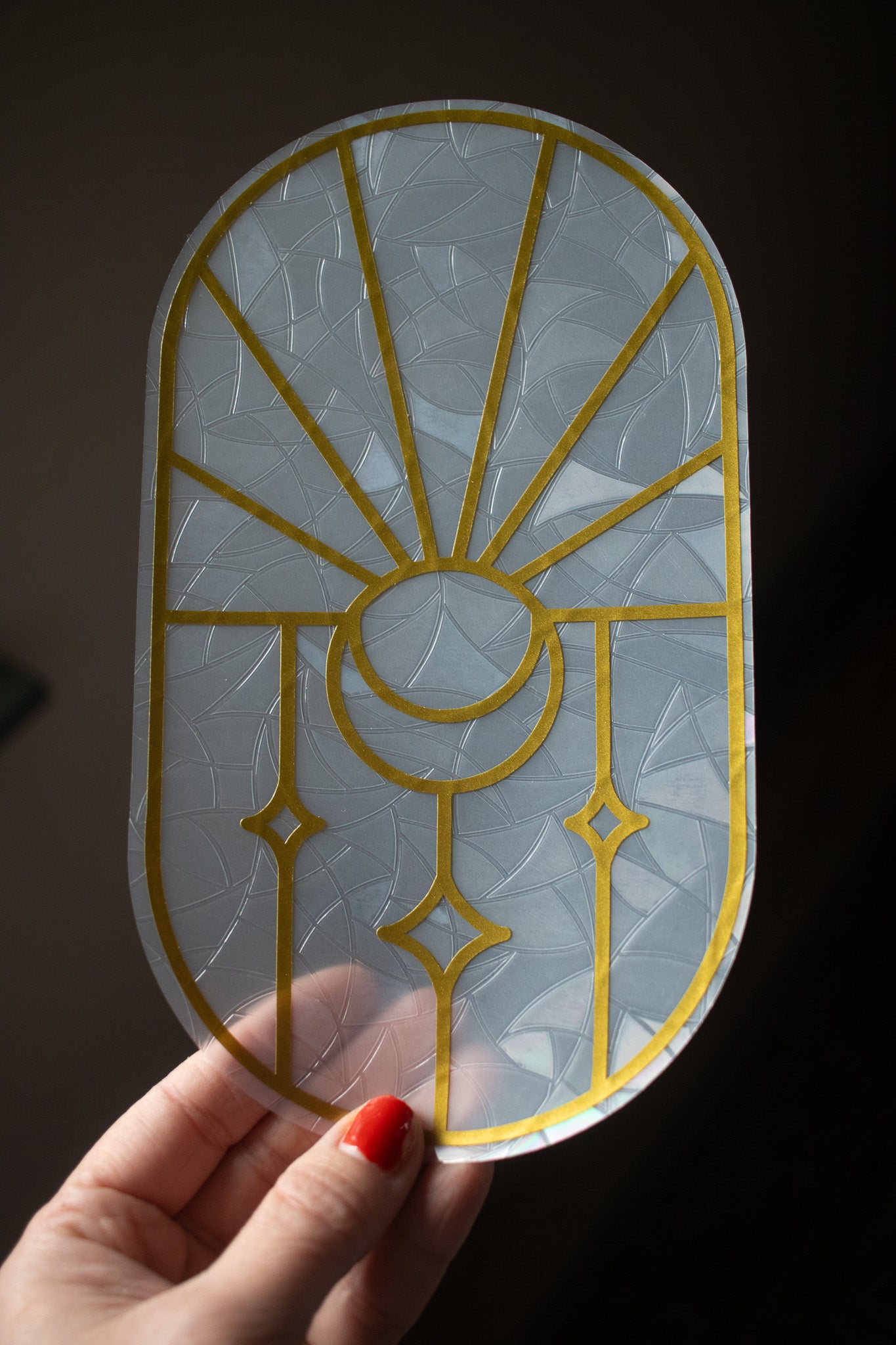 Mini Sun Moon Window Cling