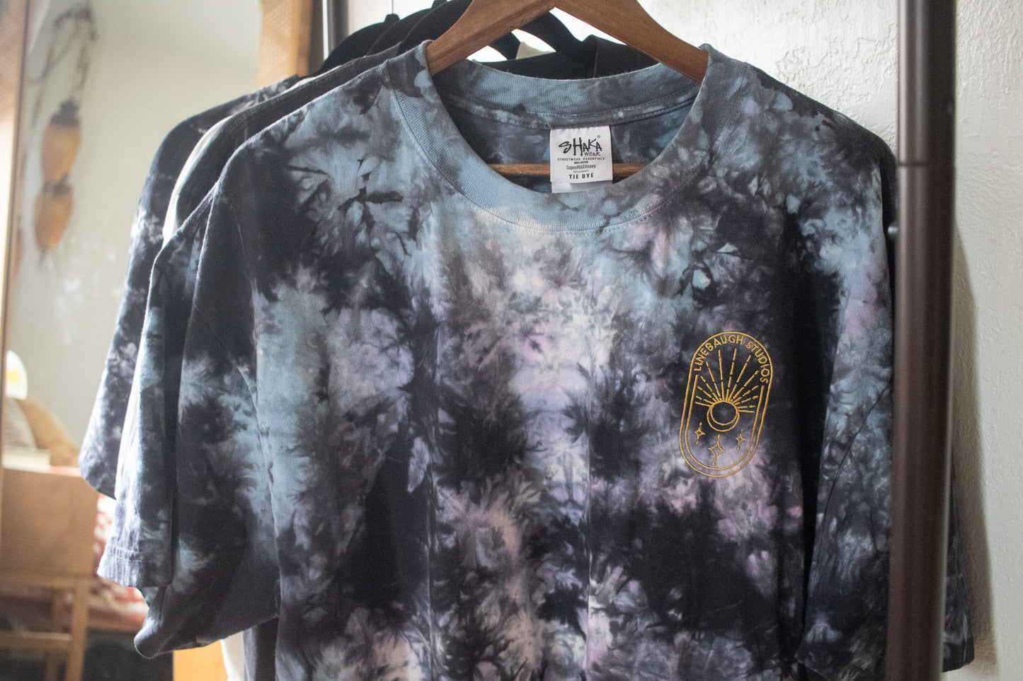 Sun & Moon oversized tie-dye t-shirt