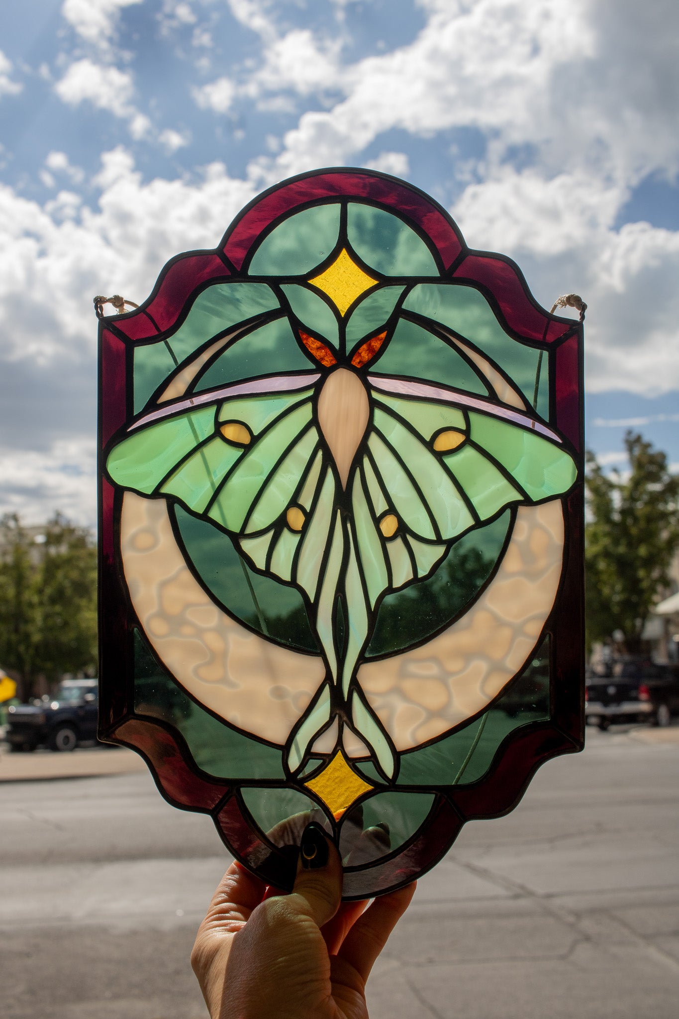 Luna Moth Panel