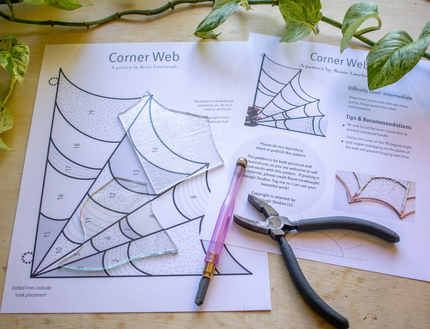 Pattern - Corner Web
