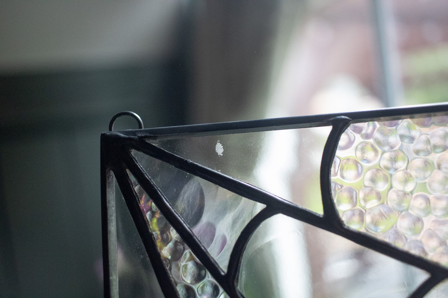 *Discounted * Iridescent Corner Hanging Spider Web Suncatcher