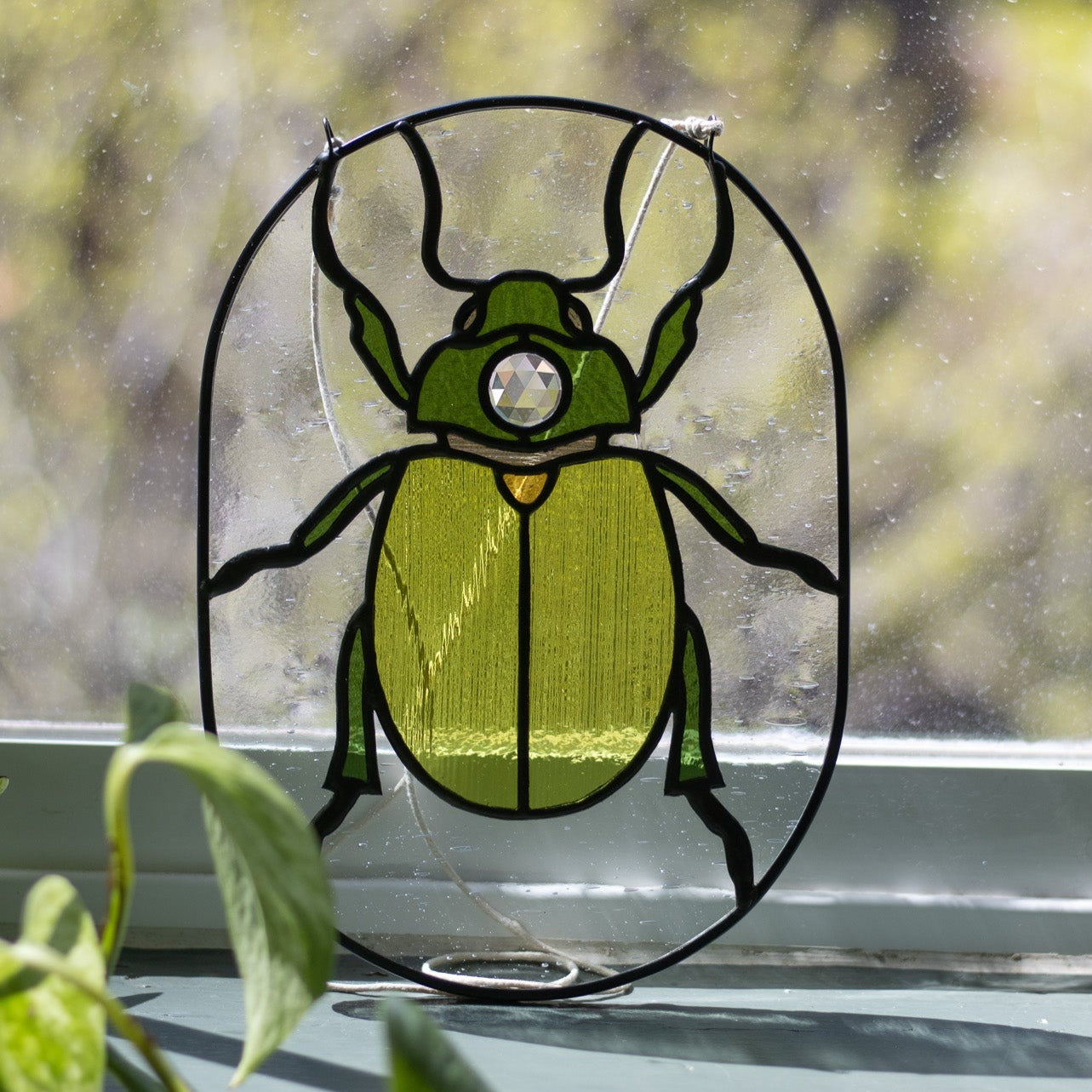 *Discounted* Scarab Beetle Suncatcher