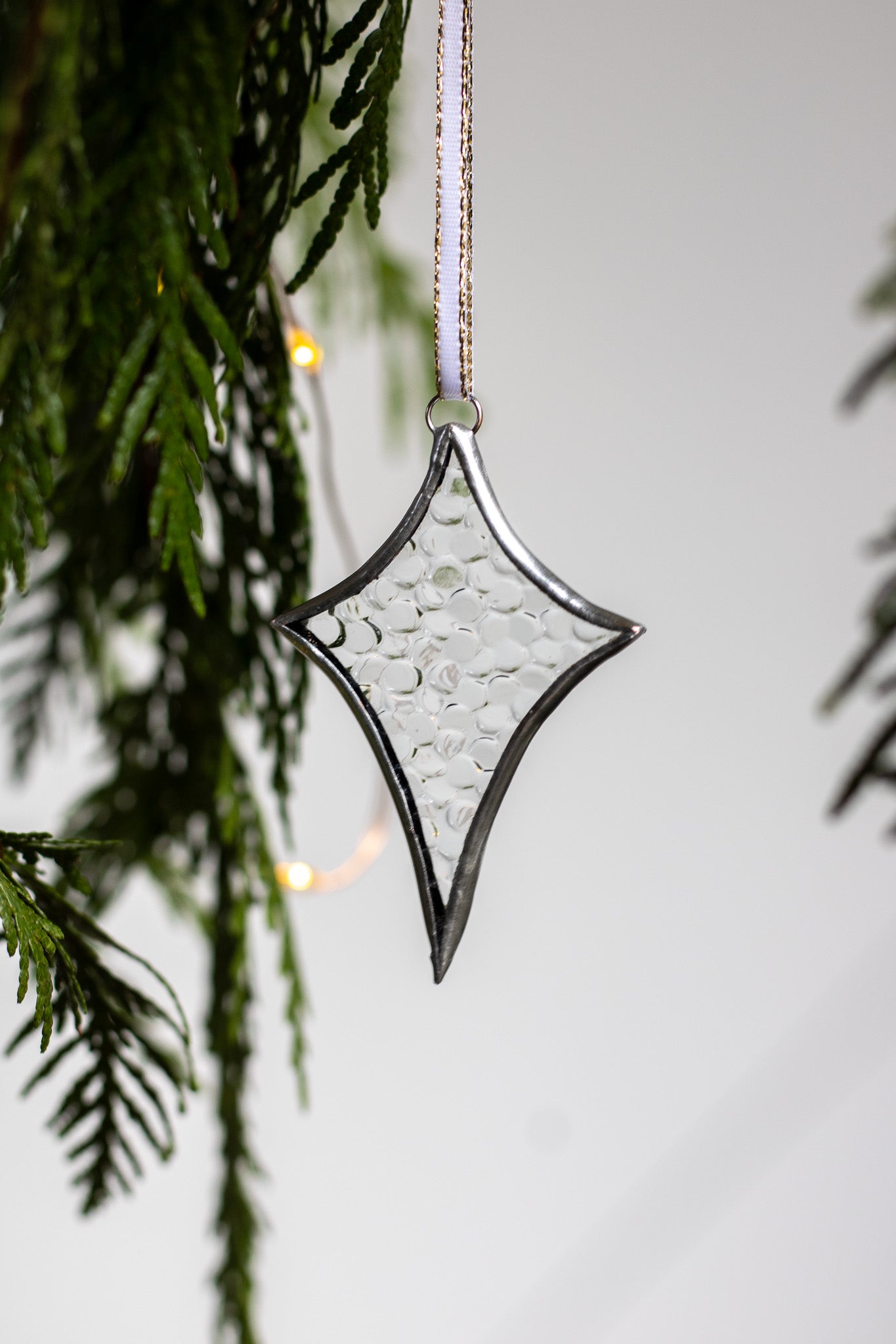 Star Stained Glass Ornament