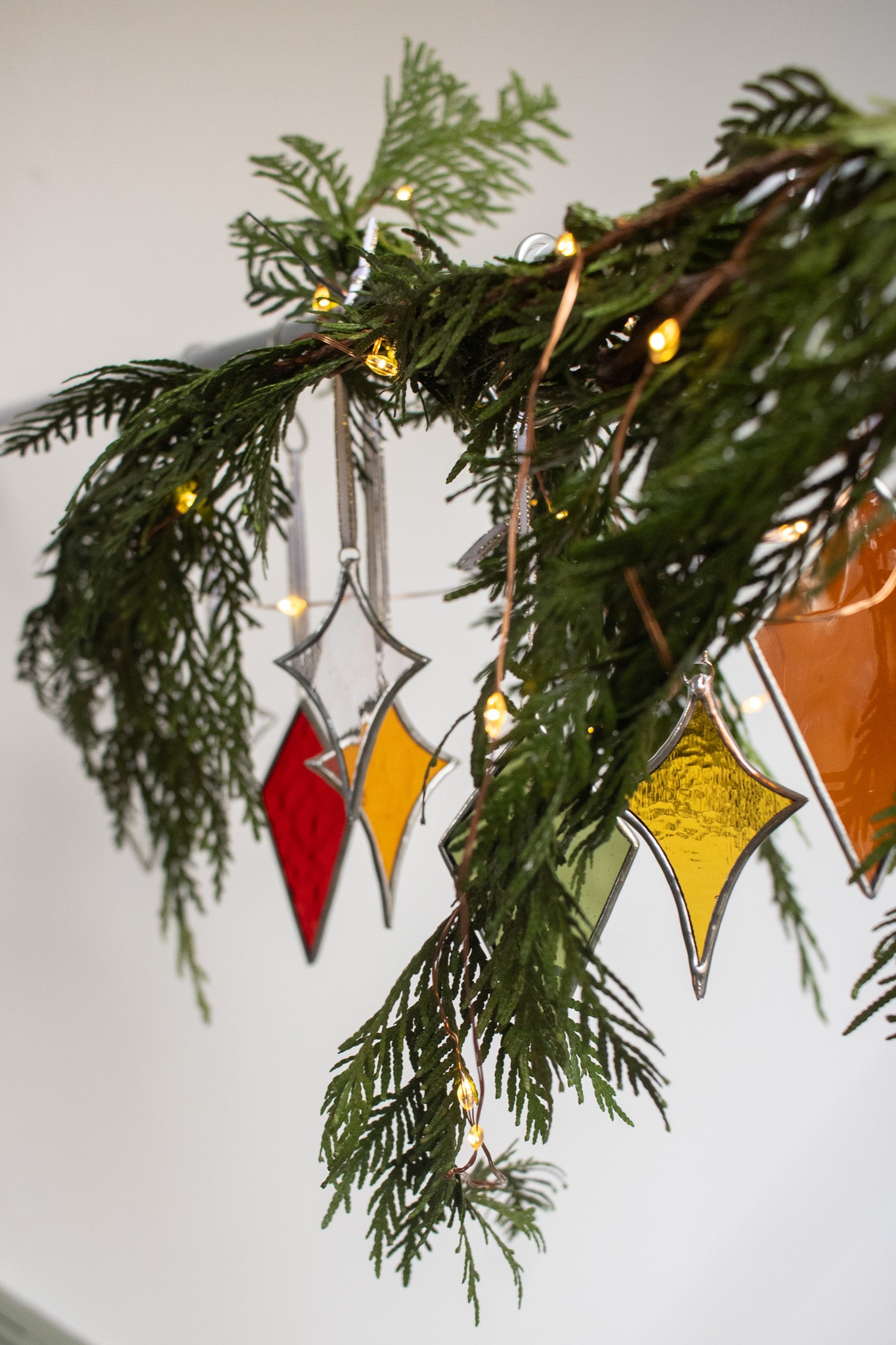 Star Stained Glass Ornament