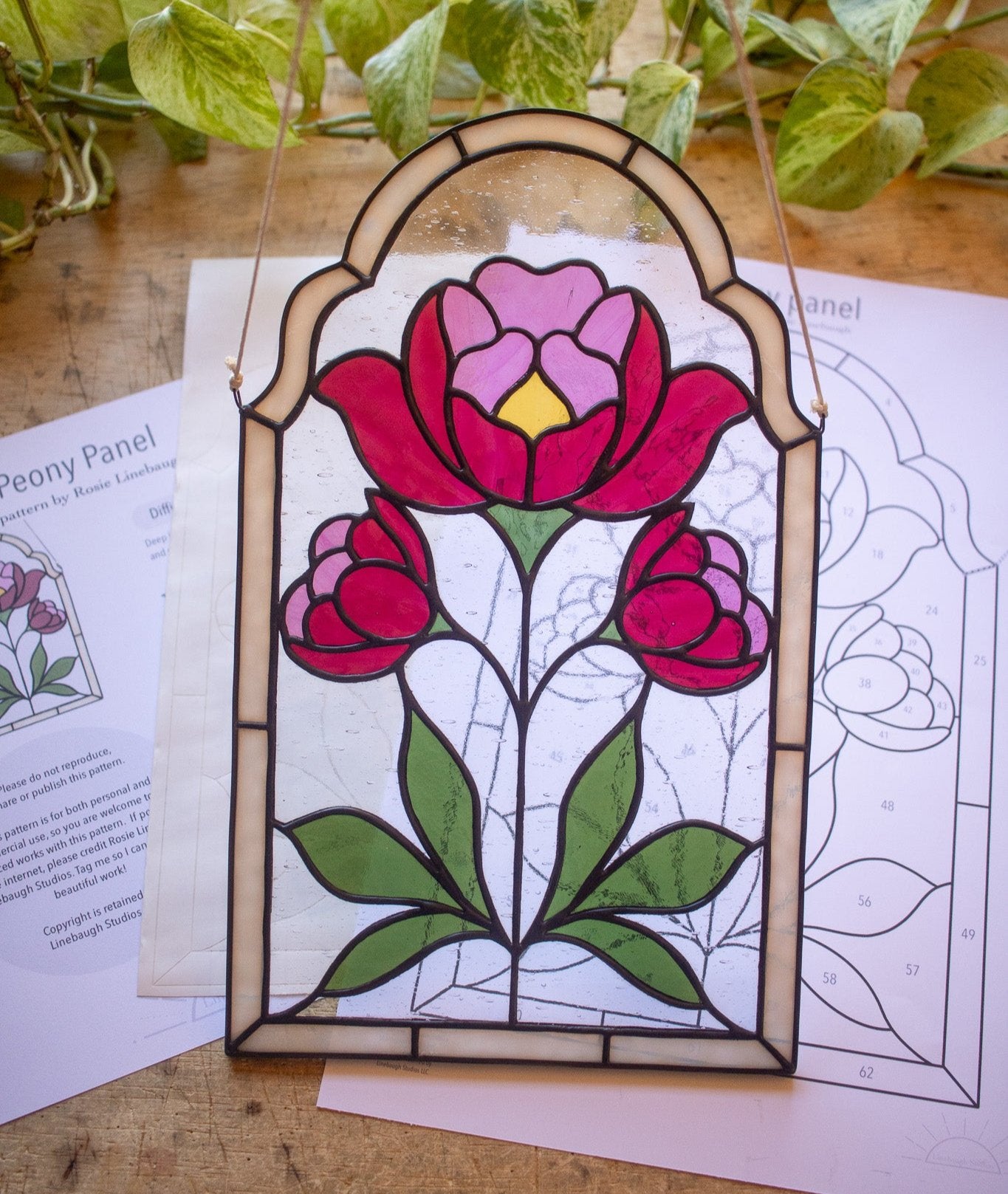 Pattern - Peony Panel