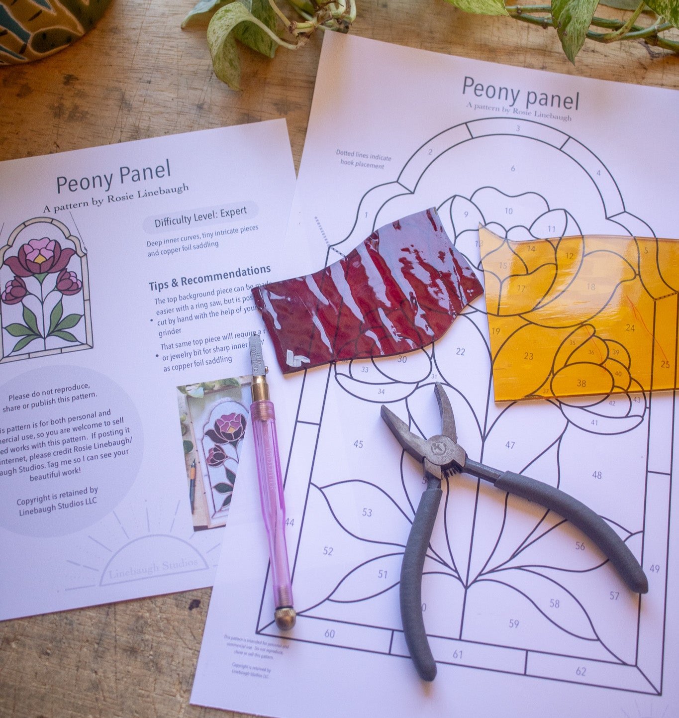 Pattern - Peony Panel