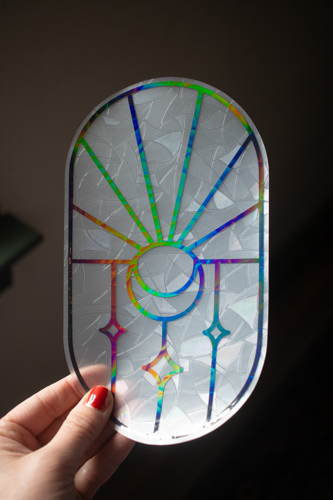 Mini Sun Moon Window Cling