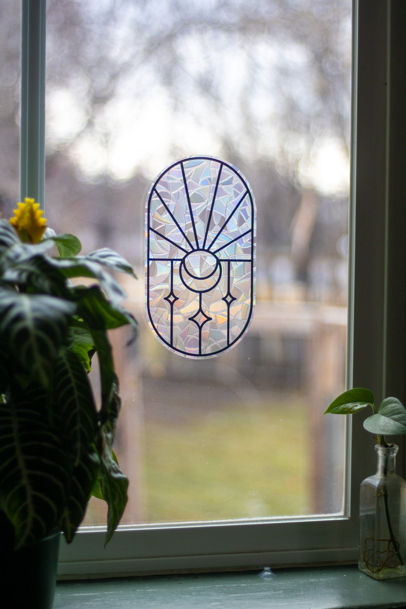 Mini Sun Moon Window Cling