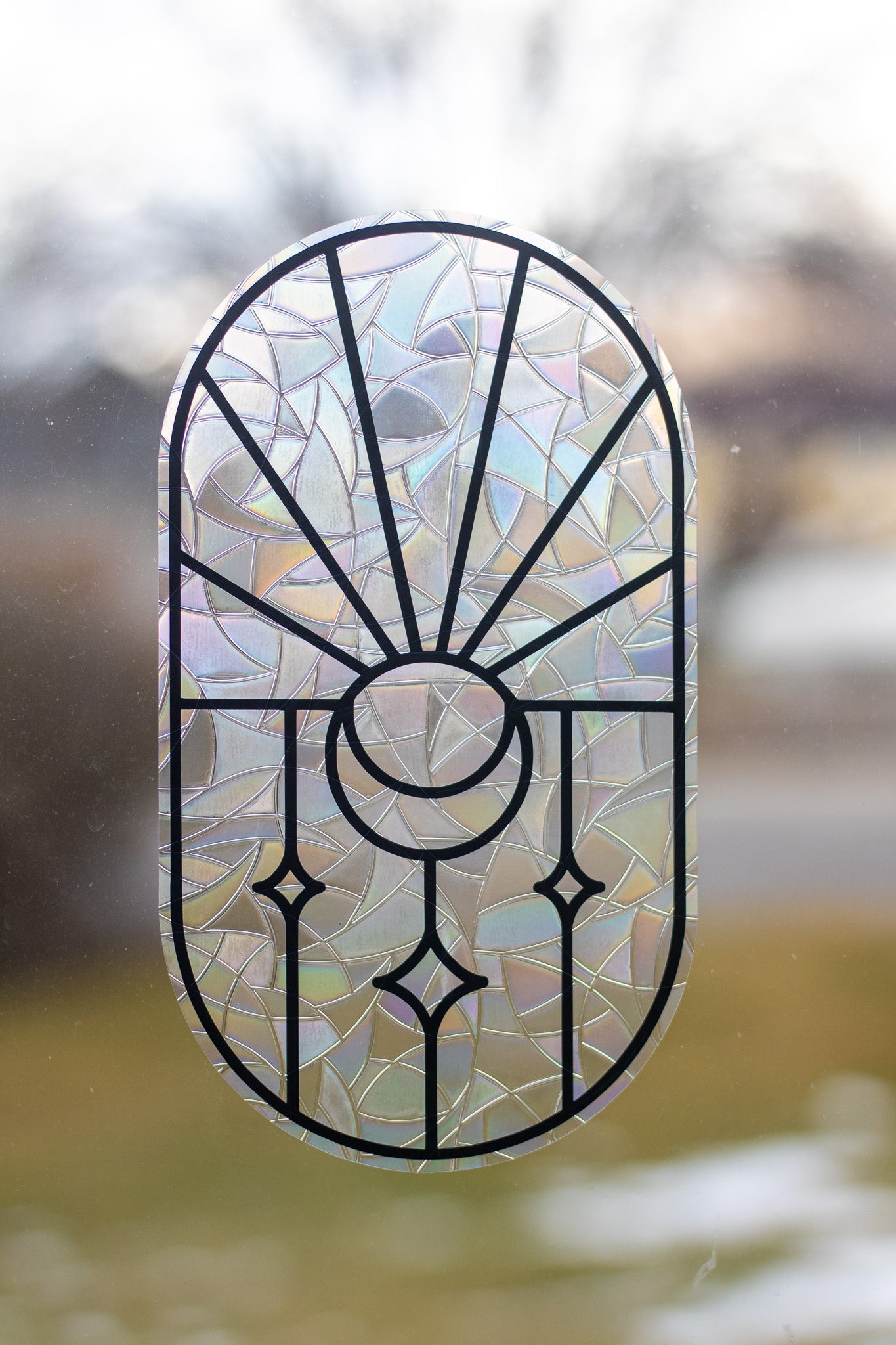 Mini Sun Moon Window Cling