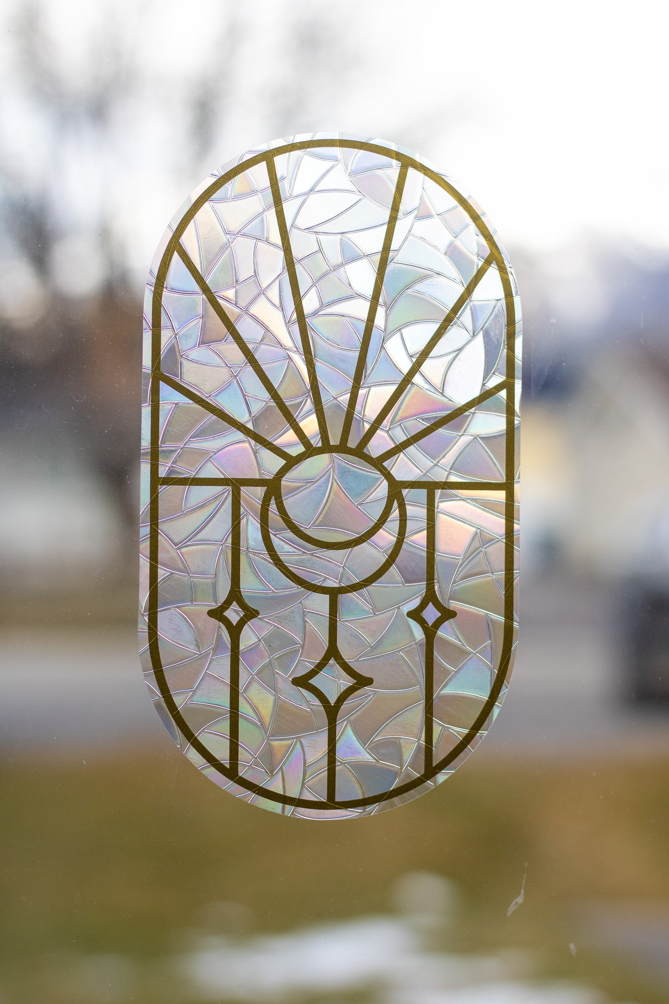 Mini Sun Moon Window Cling