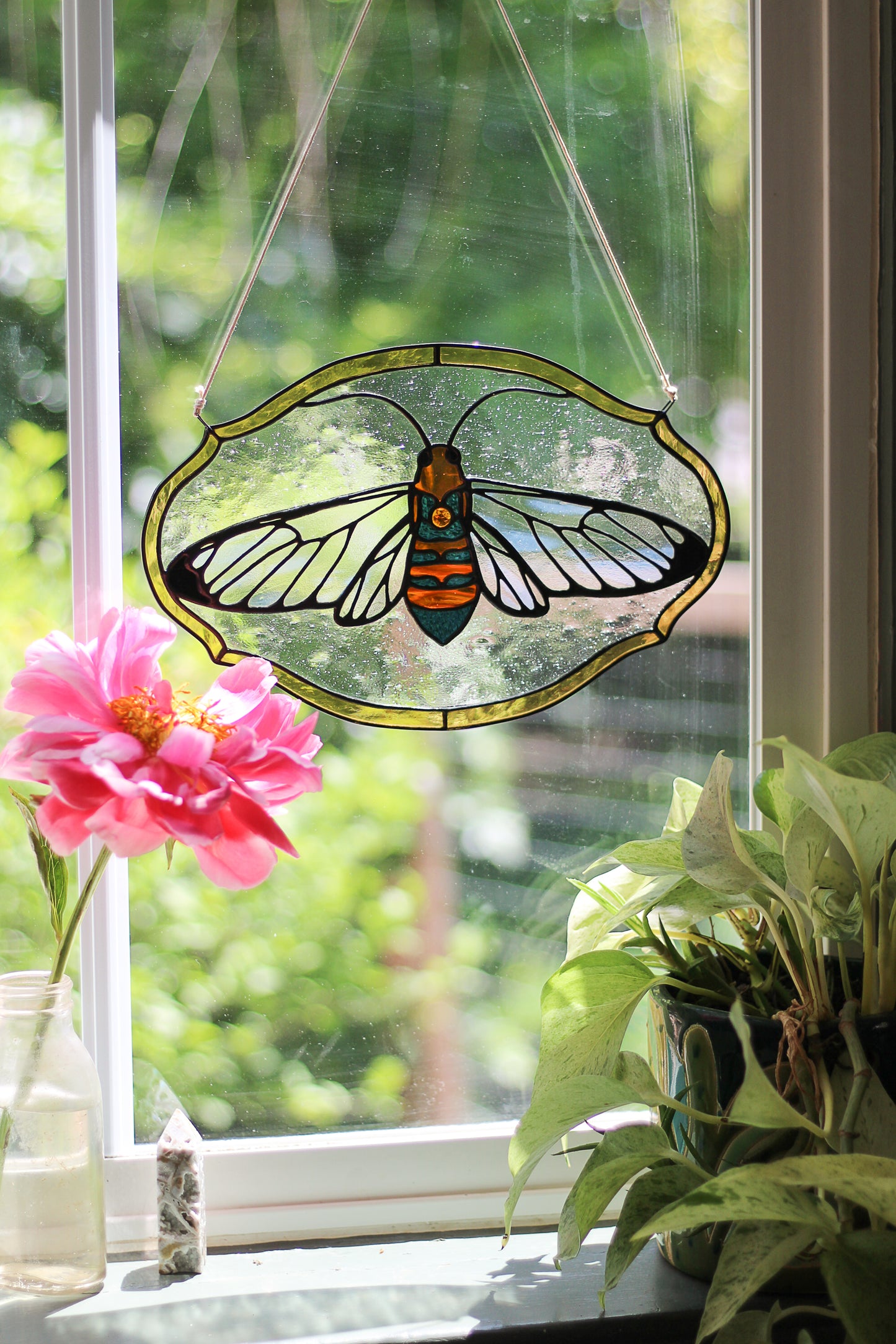 Wasp Moth Suncatcher