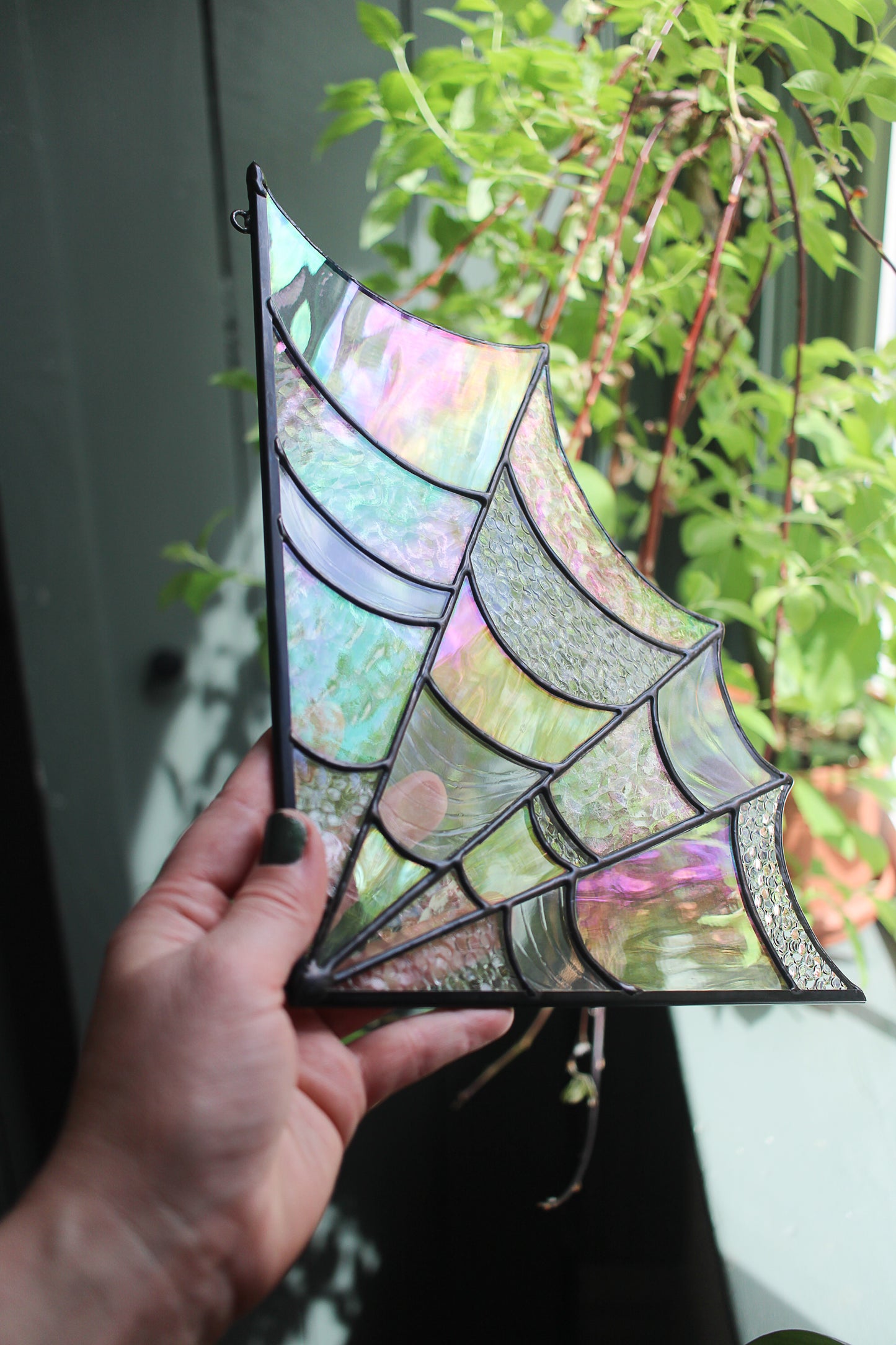 Corner Hanging Spider Web Suncatcher