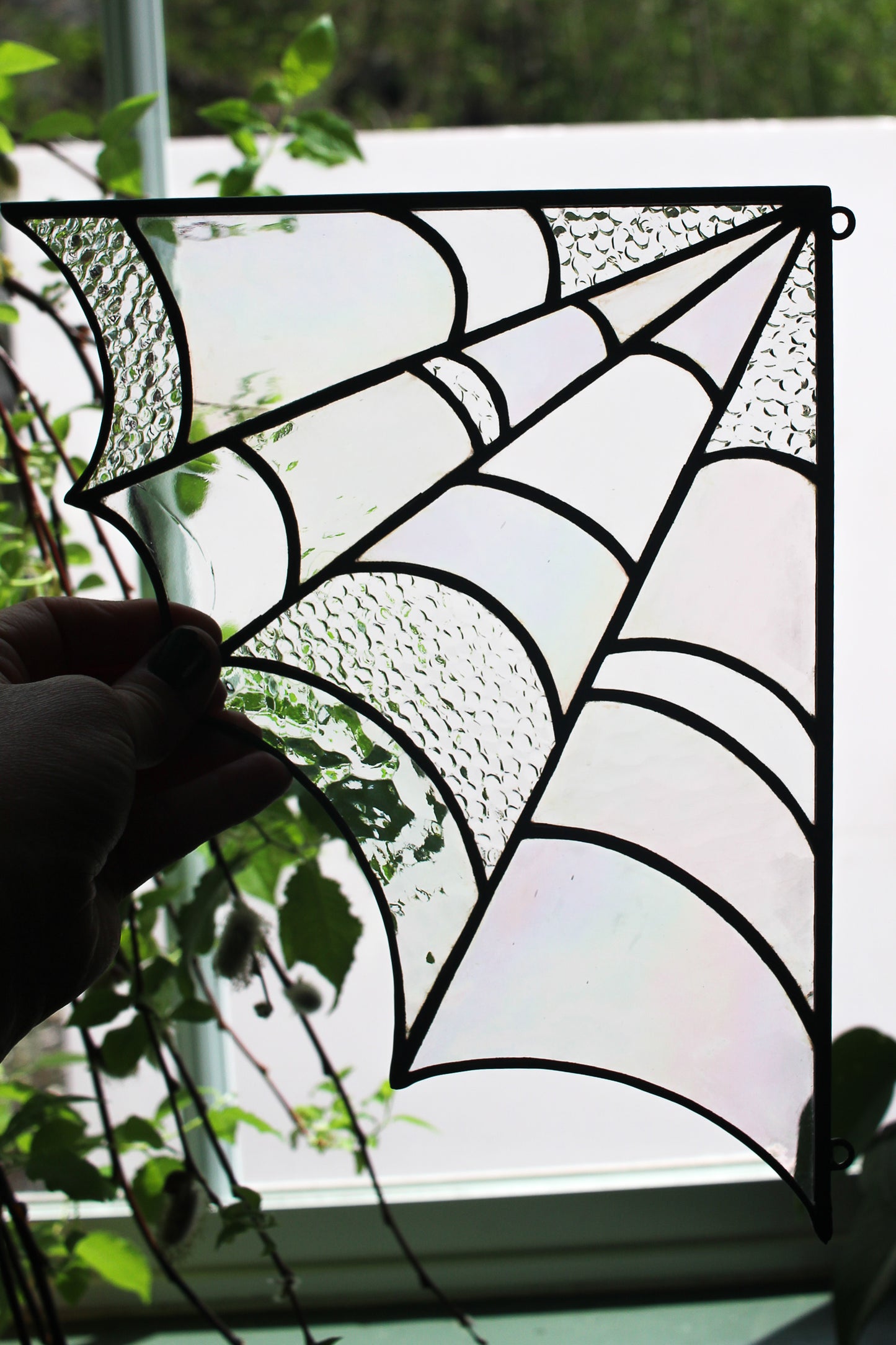 Corner Hanging Spider Web Suncatcher