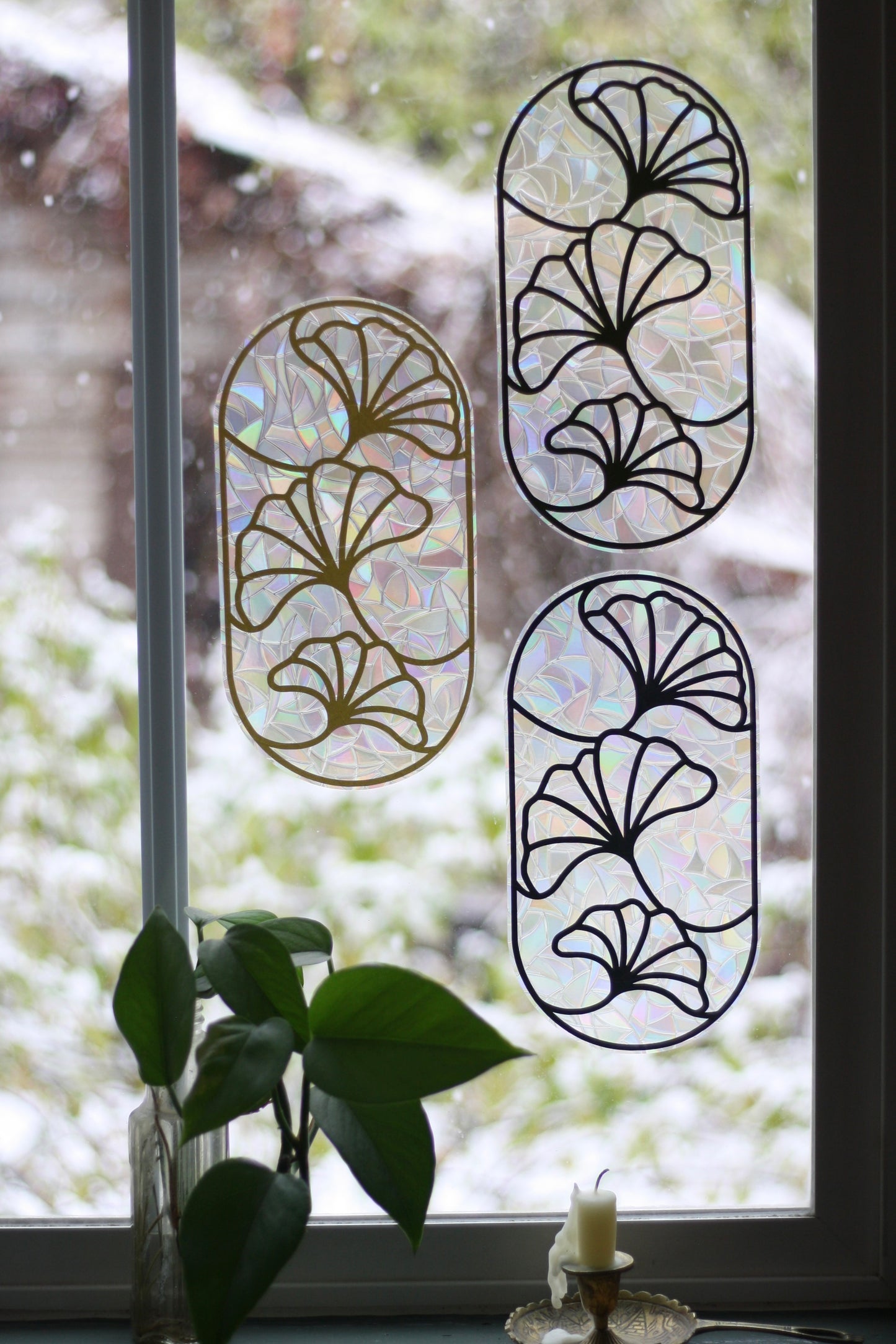 Gingko Window Cling