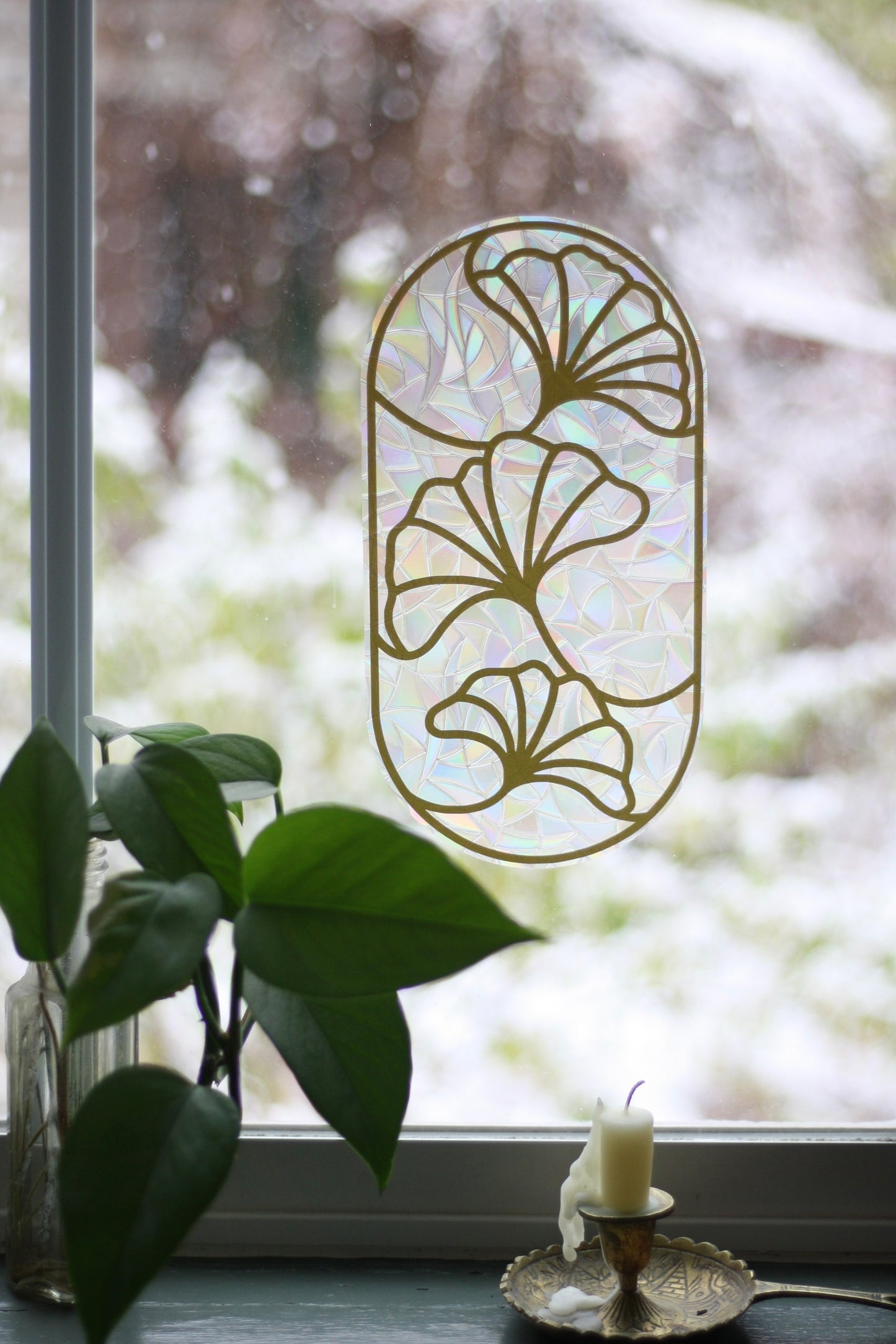 Gingko Window Cling