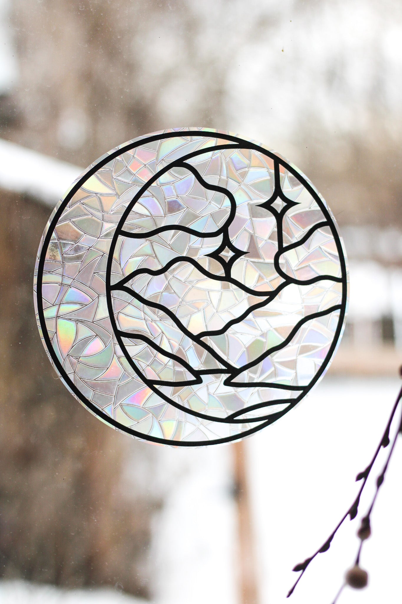 Moonscape Window Cling