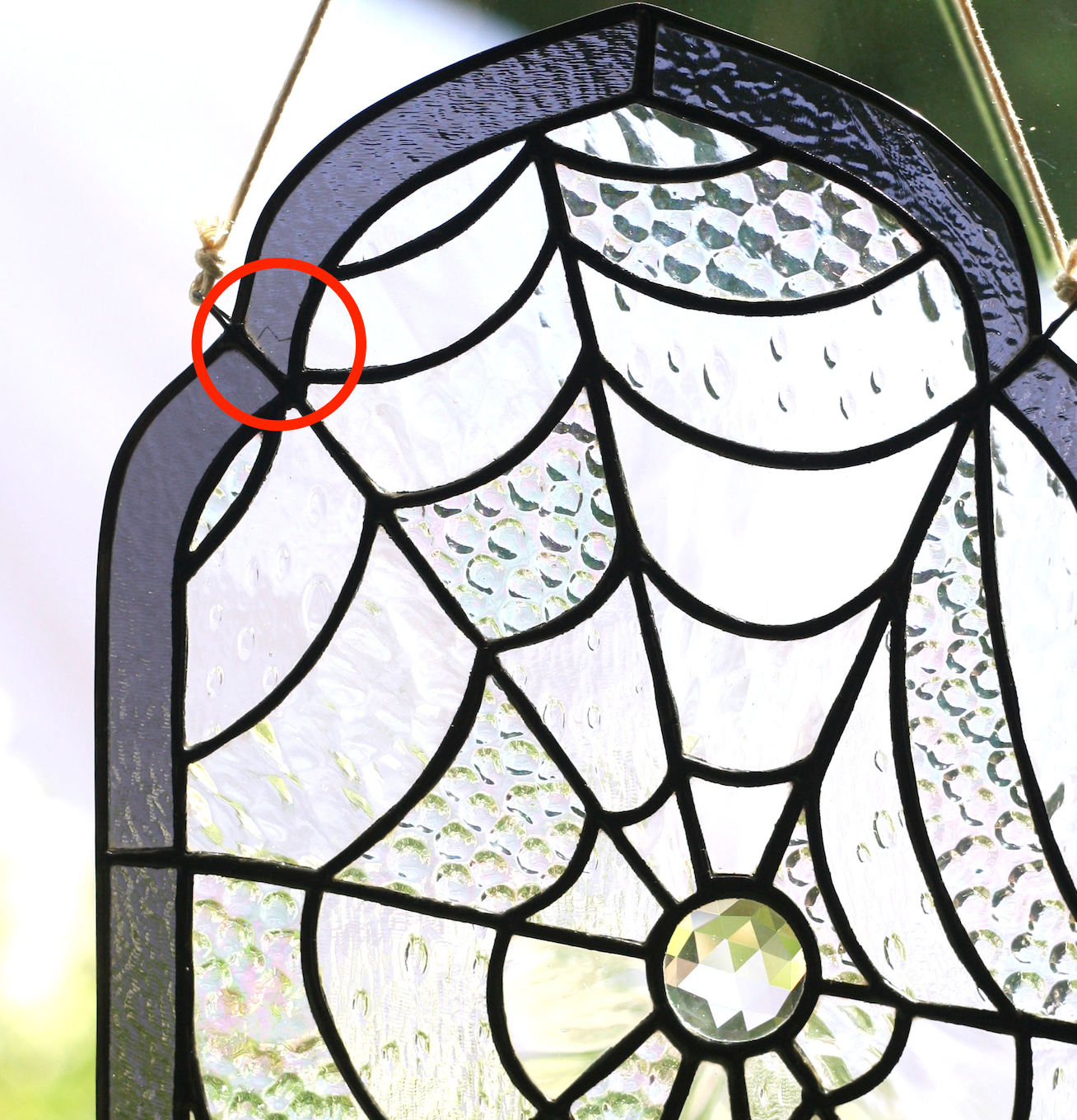 Dew Drop Spider Web Suncatcher *Discounted*