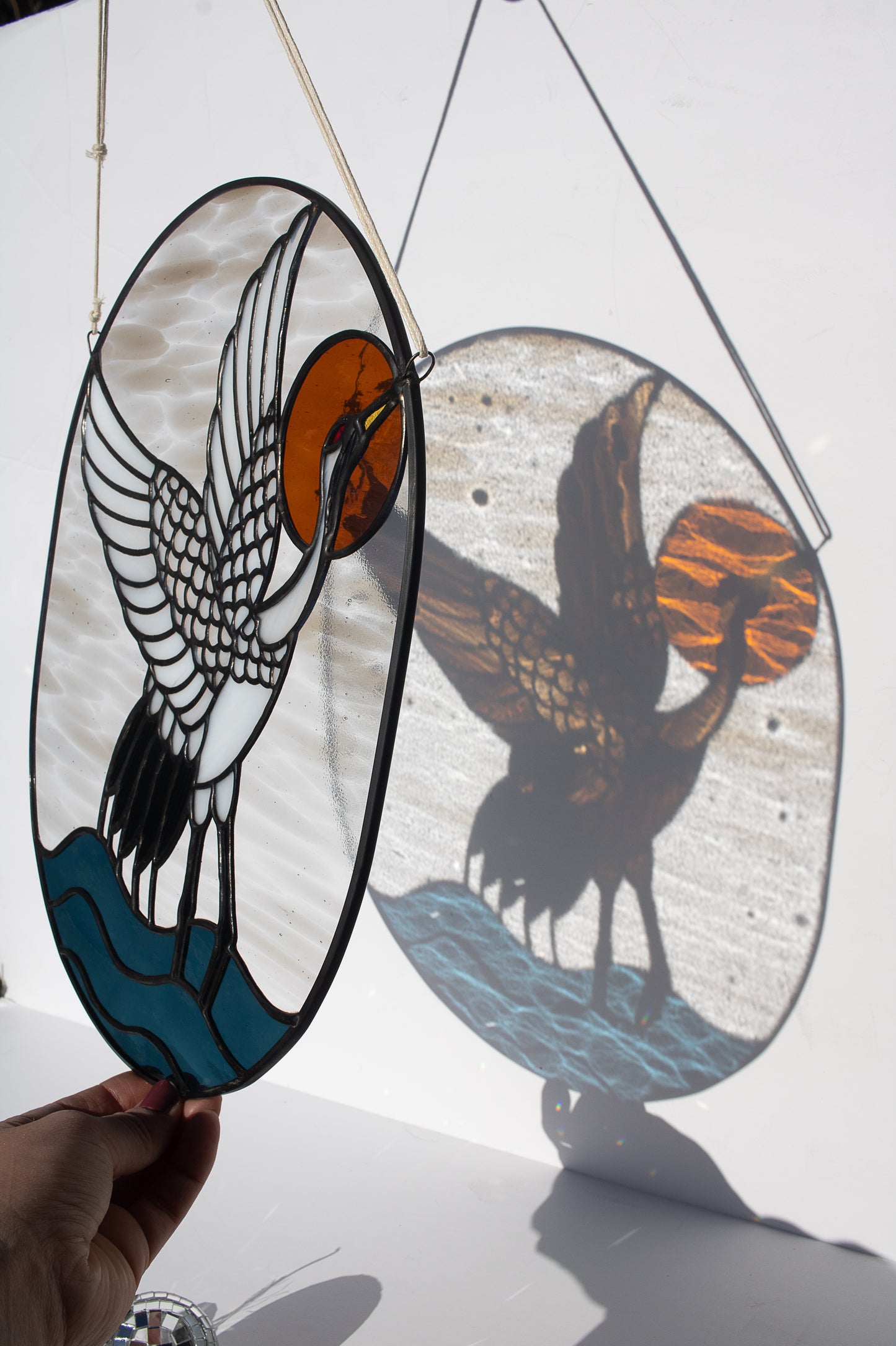 Crane Suncatcher