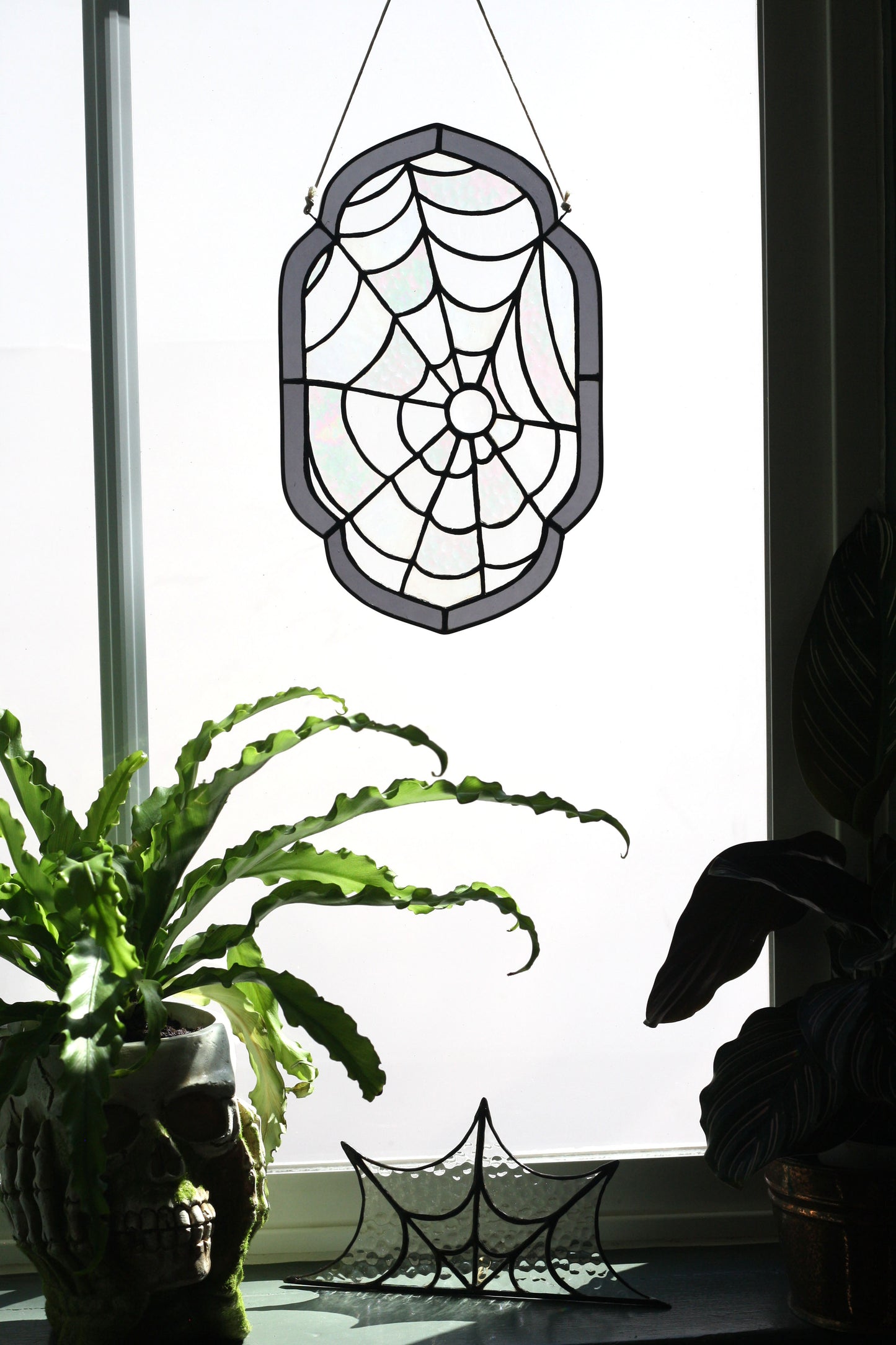Dew Drop Spider Web Suncatcher *Discounted*
