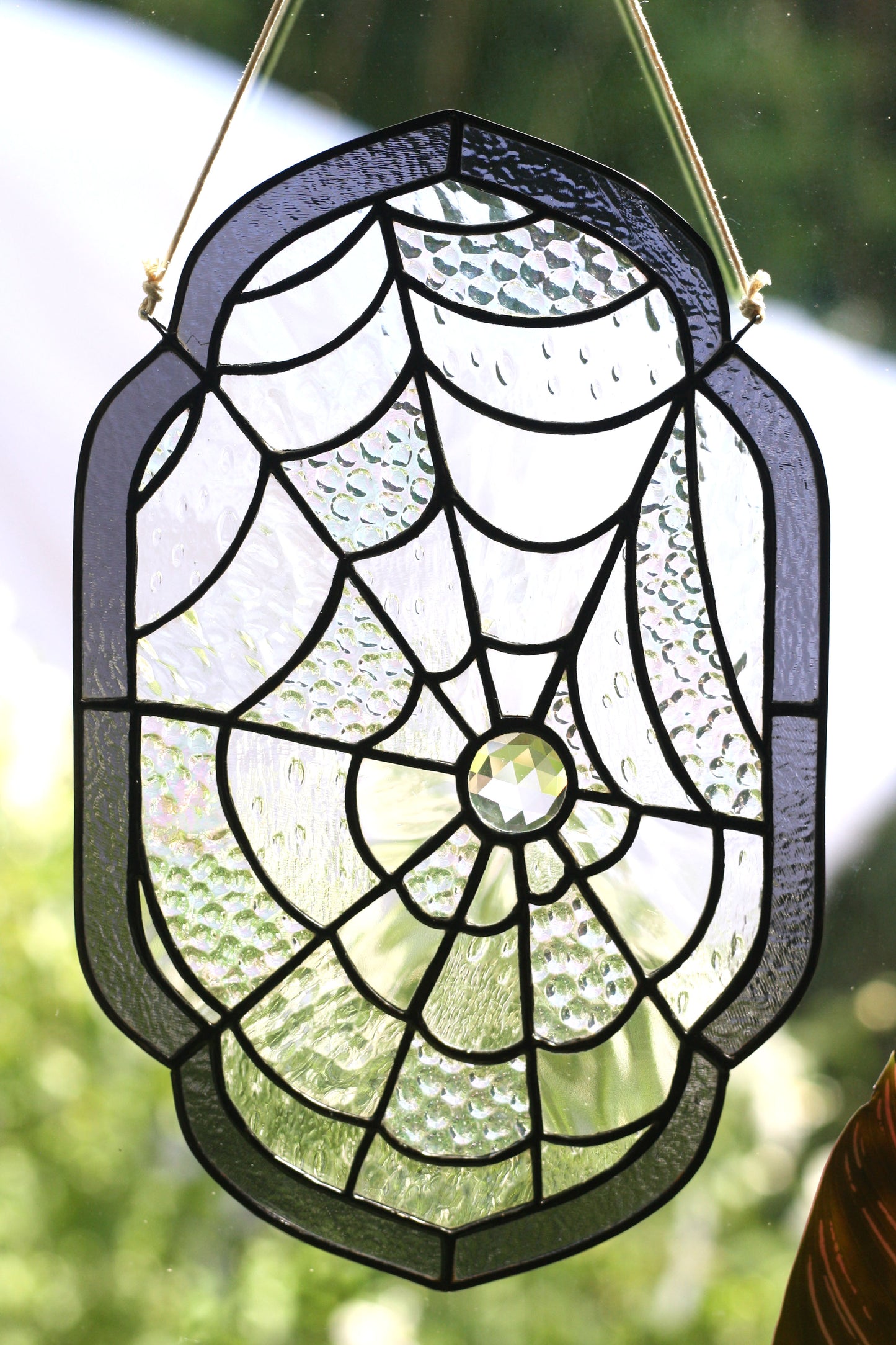 Dew Drop Spider Web Suncatcher *Discounted*
