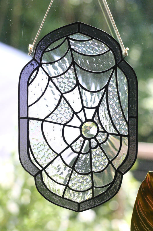 Dew Drop Spider Web Suncatcher *Discounted*