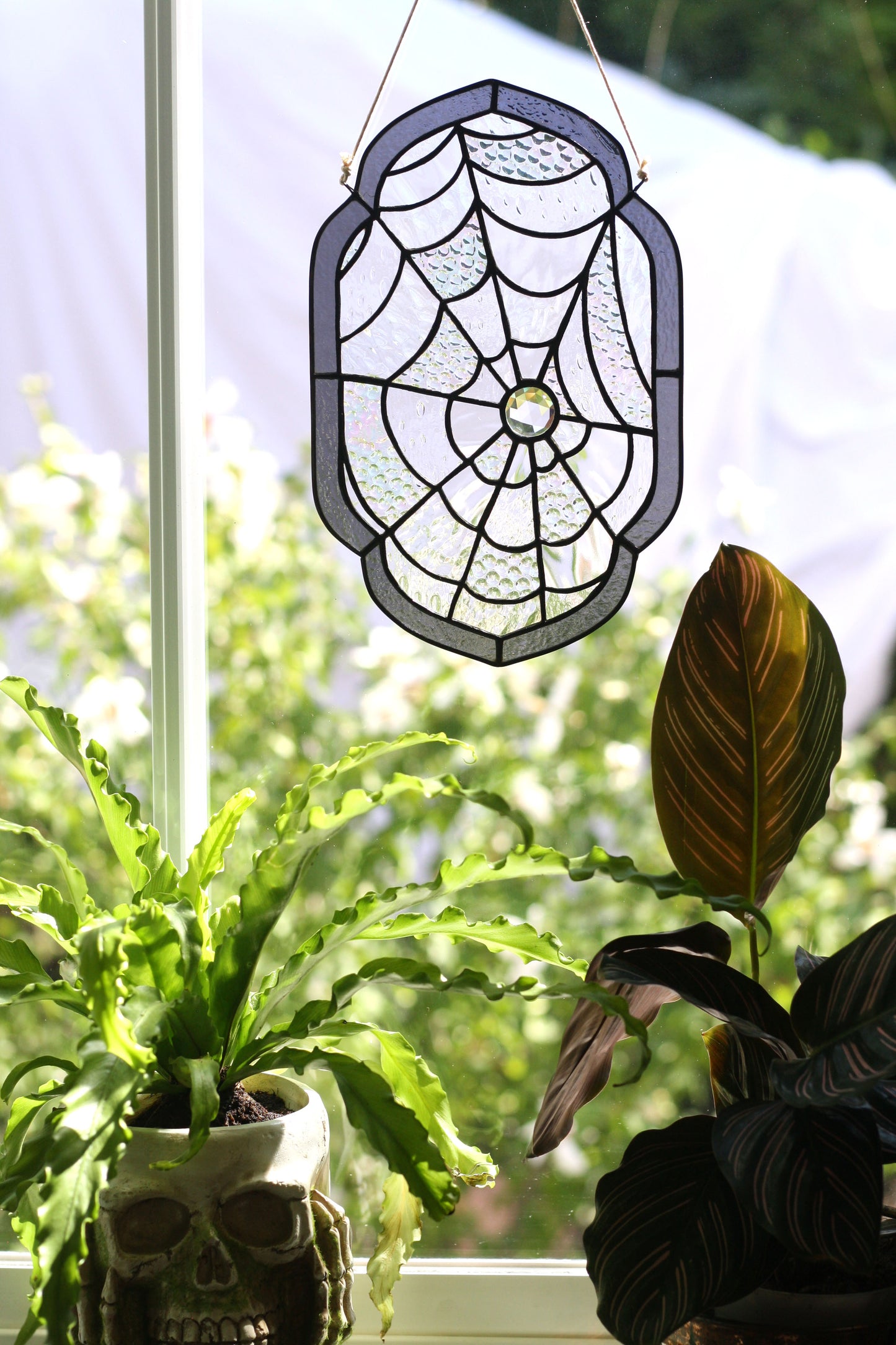 Dew Drop Spider Web Suncatcher *Discounted*