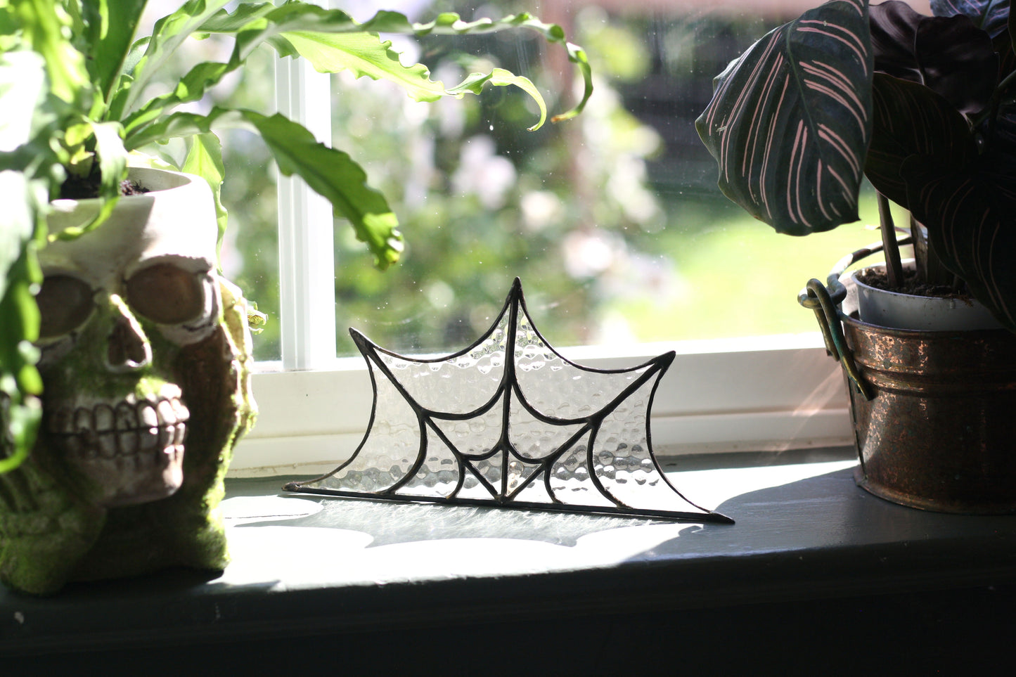 Free Standing Spider Web Suncatcher