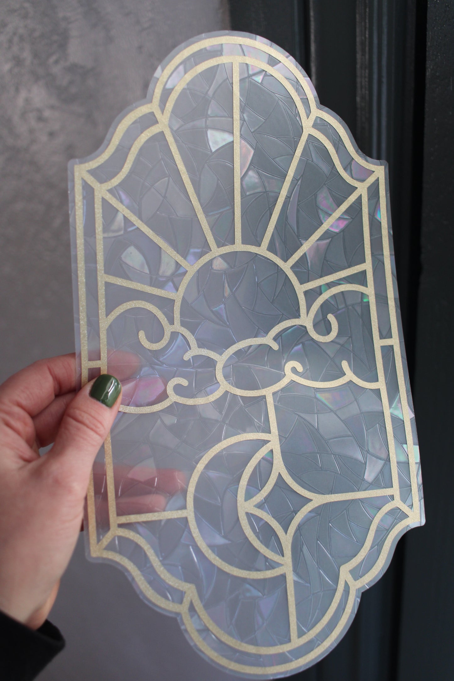 Sun Moon Window Cling