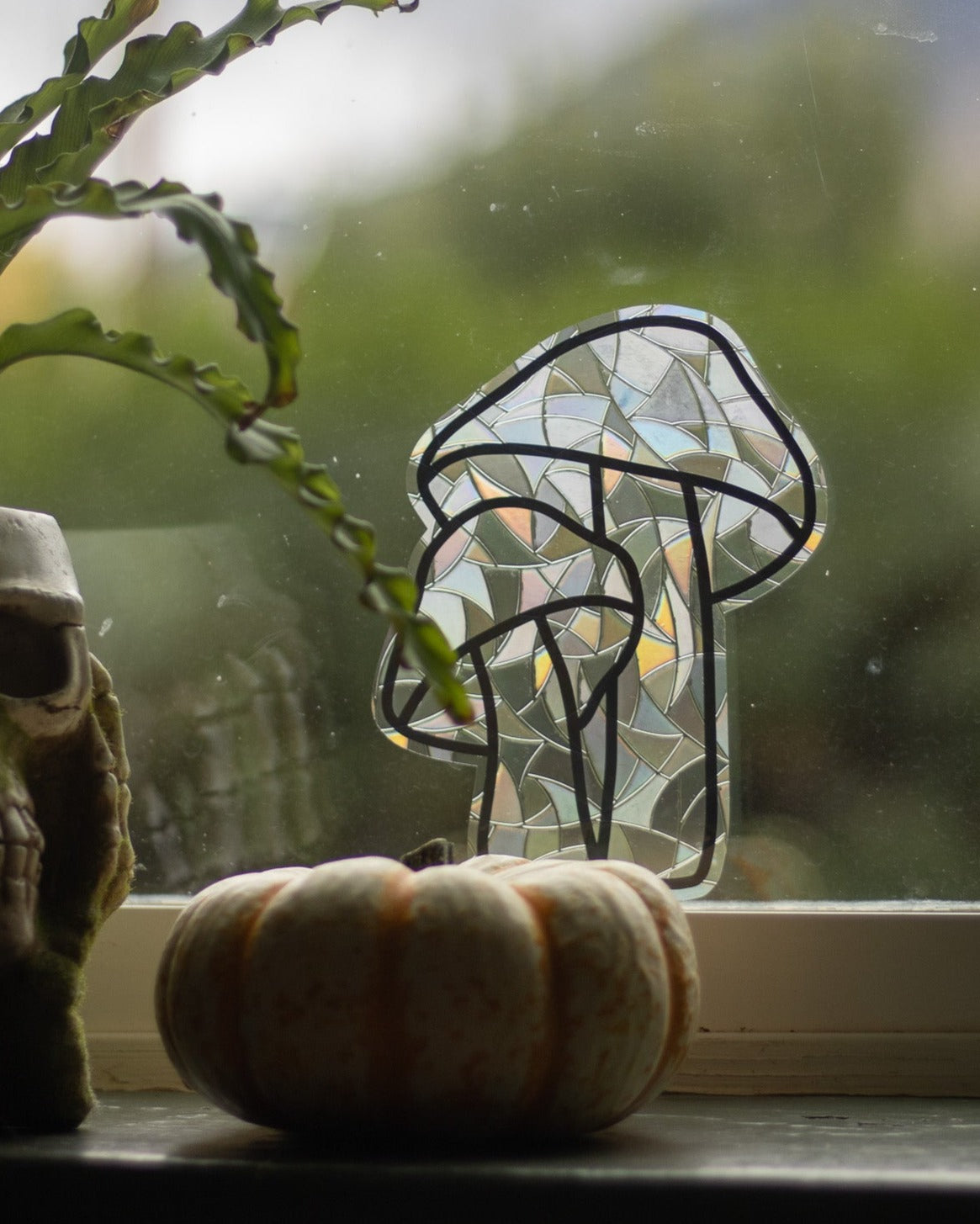 Mushroom Window Cling