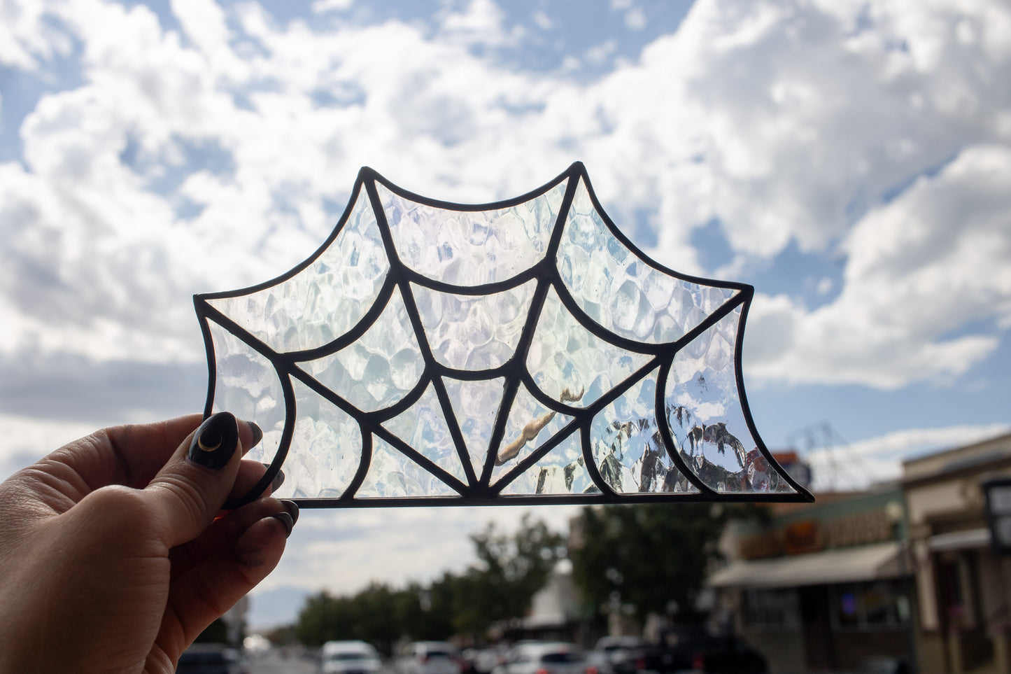 Free Standing Spider Web Suncatcher