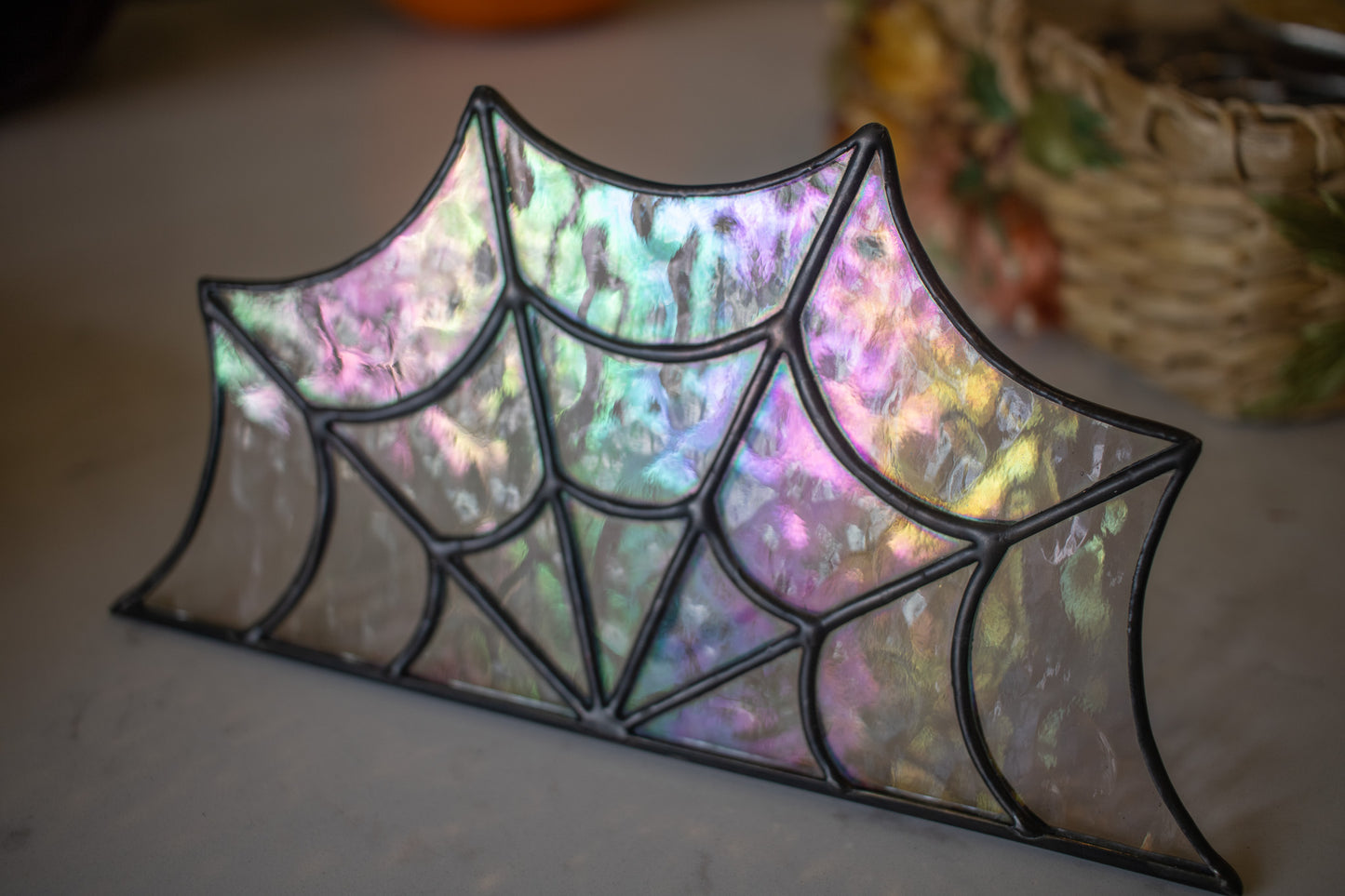 Free Standing Spider Web Suncatcher