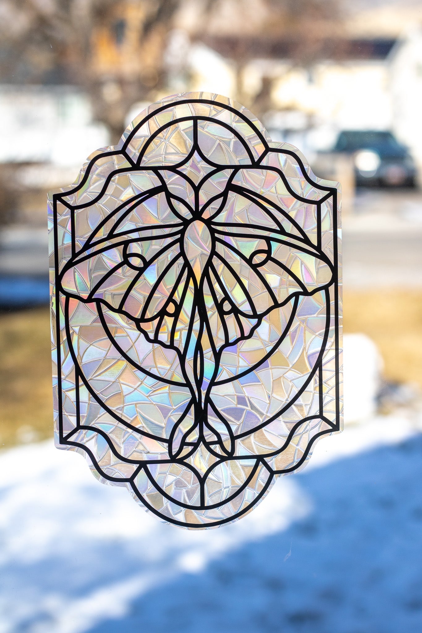 Luna Moth Window Cling