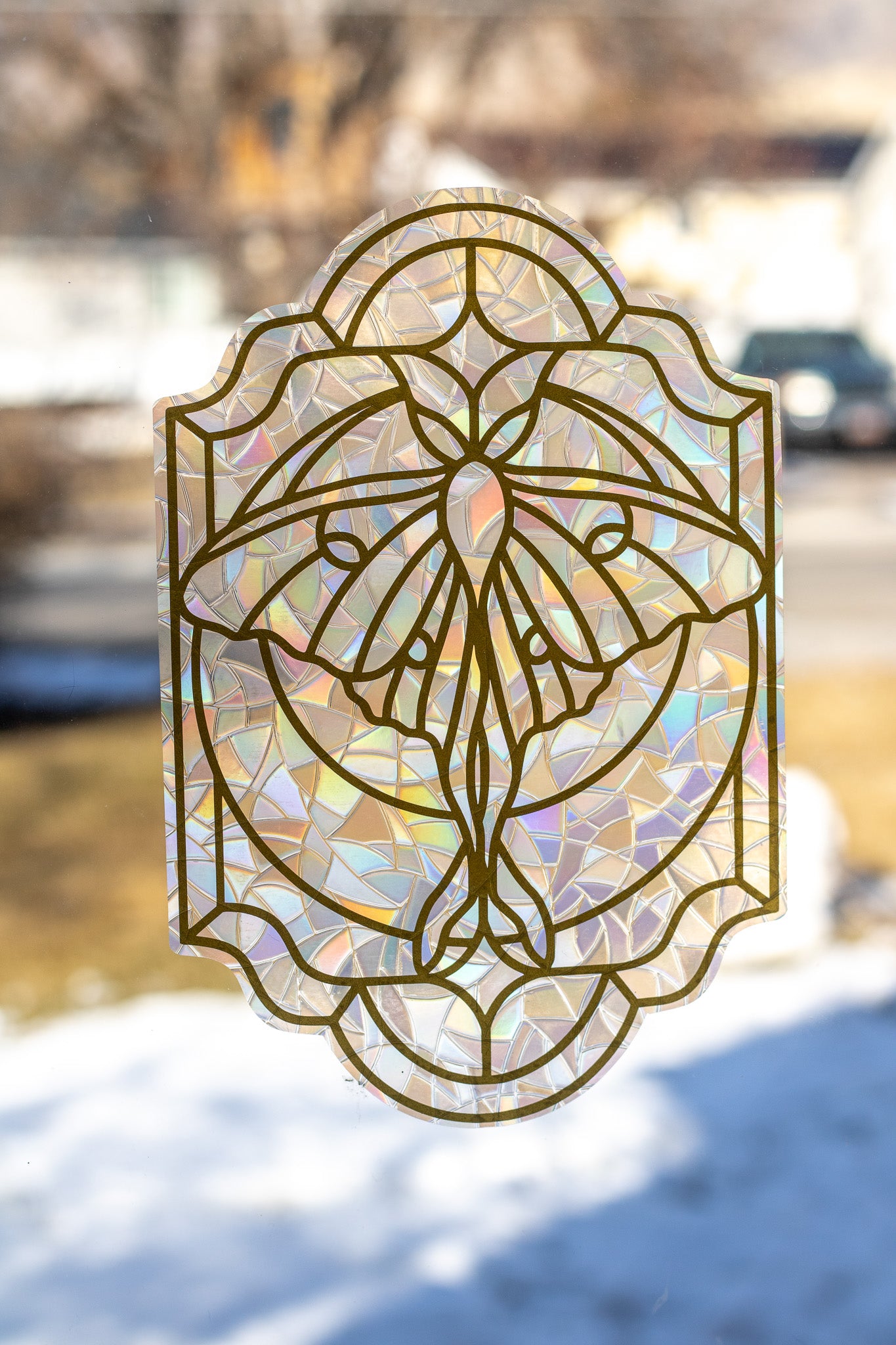 Luna Moth Window Cling