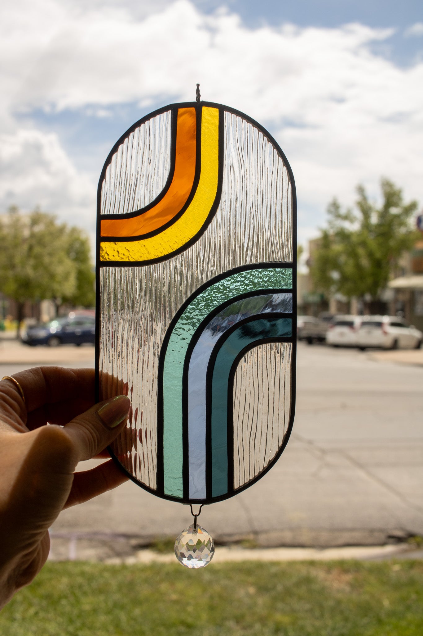 Rainbow Drop Suncatcher