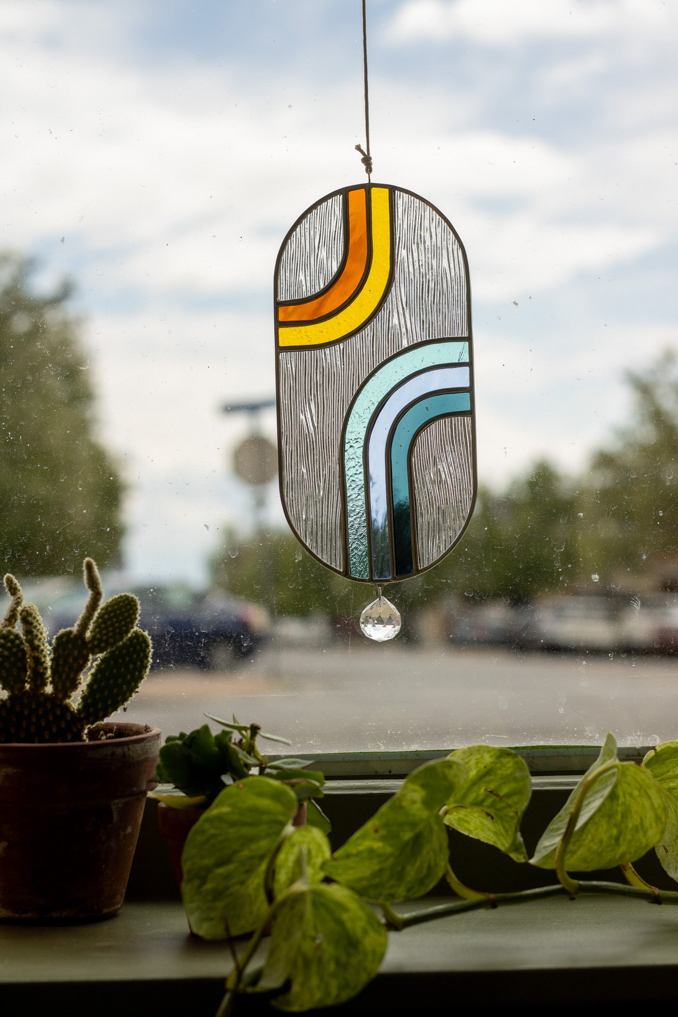 Rainbow Drop Suncatcher