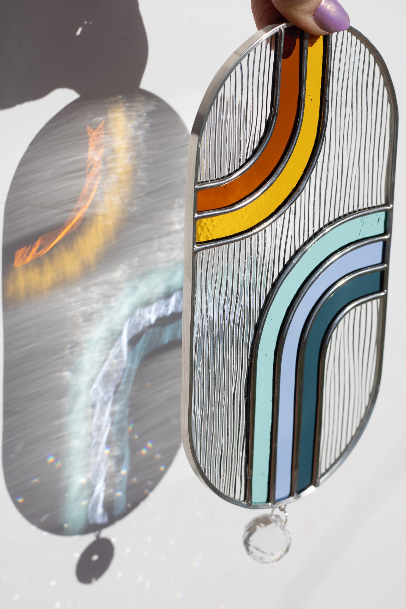Rainbow Drop Suncatcher