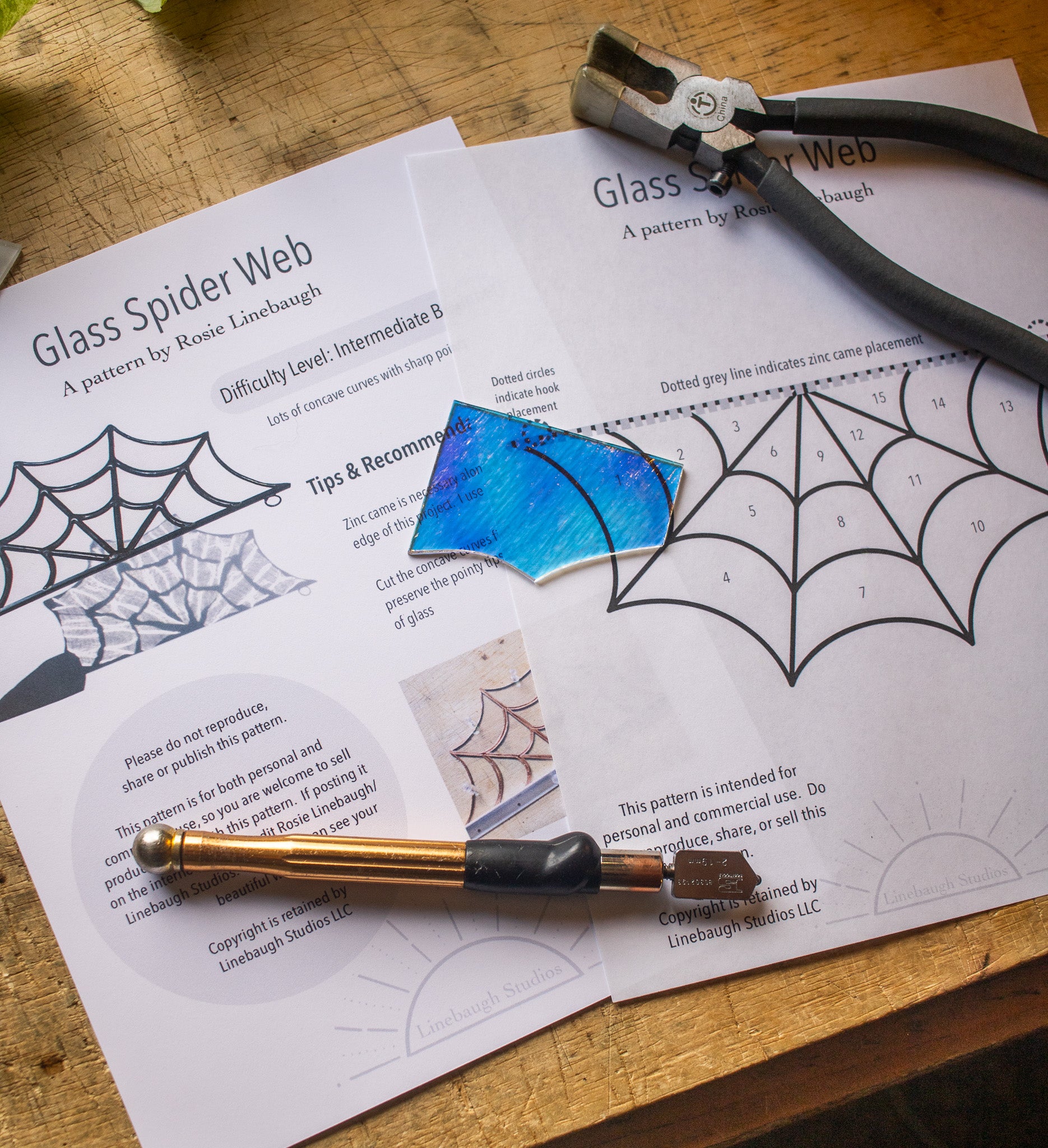 Pattern - Glass Spider Web – Linebaugh Studios