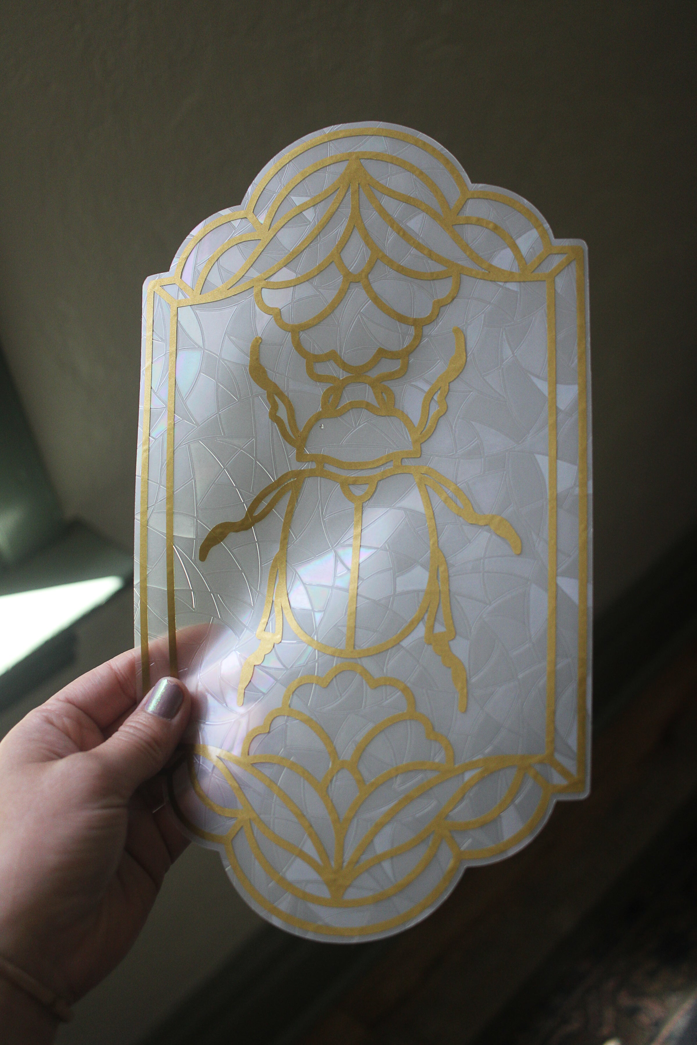 Scarab Beetle Window Cling – Linebaugh Studios