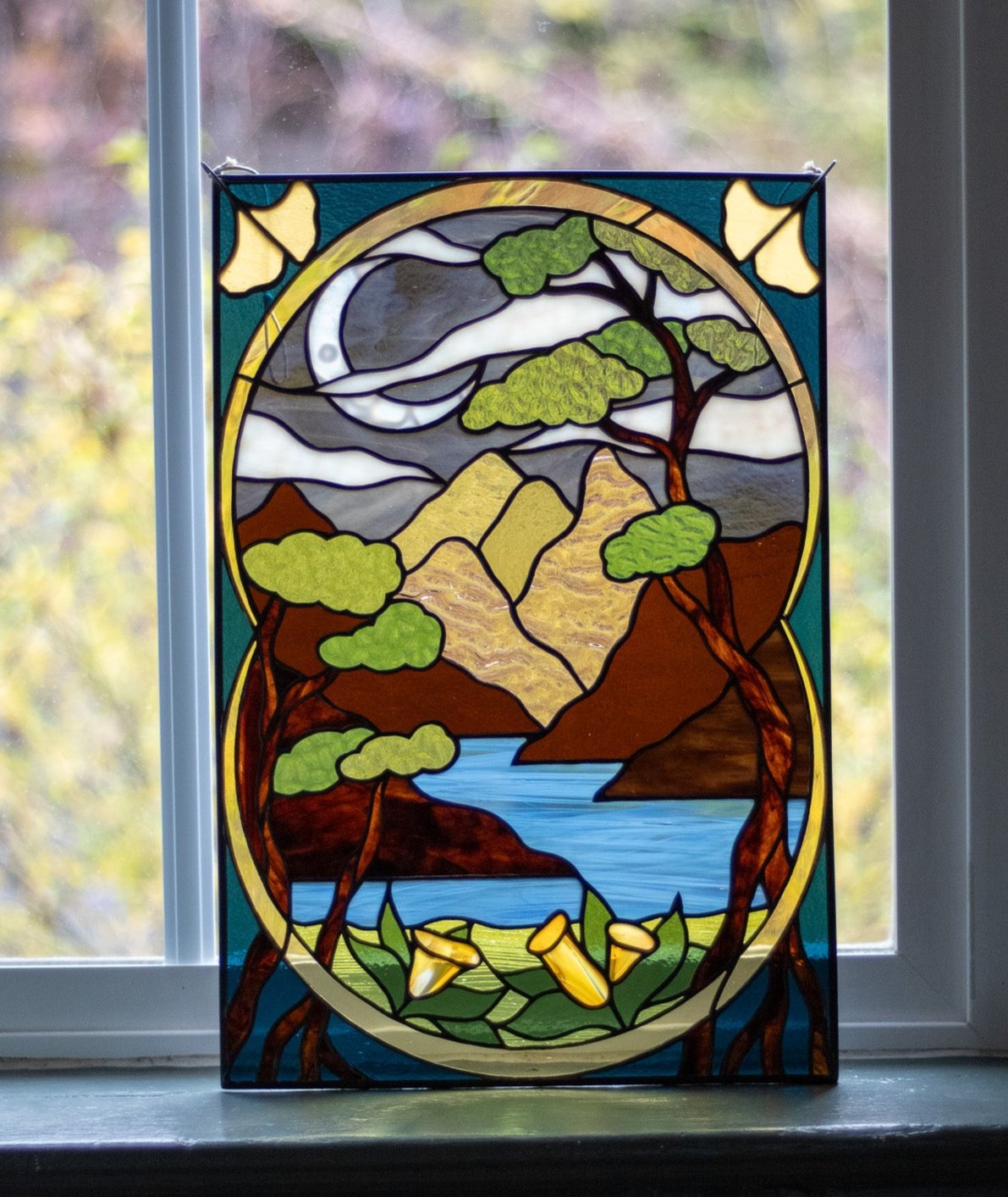 Art Nouveau Landscape Panel