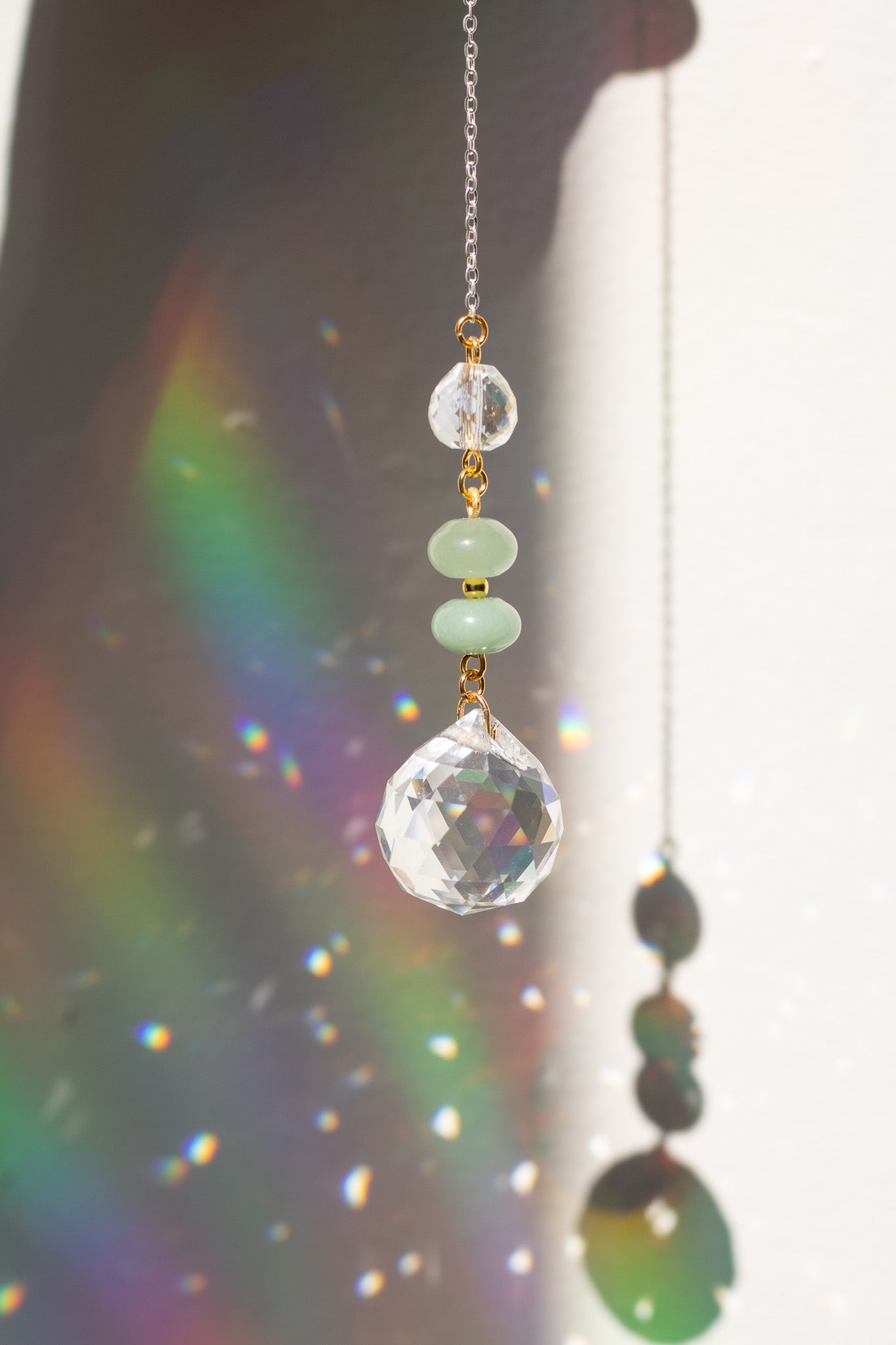 Rainbow Maker Crystal Drops (strawberry, mushroom, web, jade, amethyst)