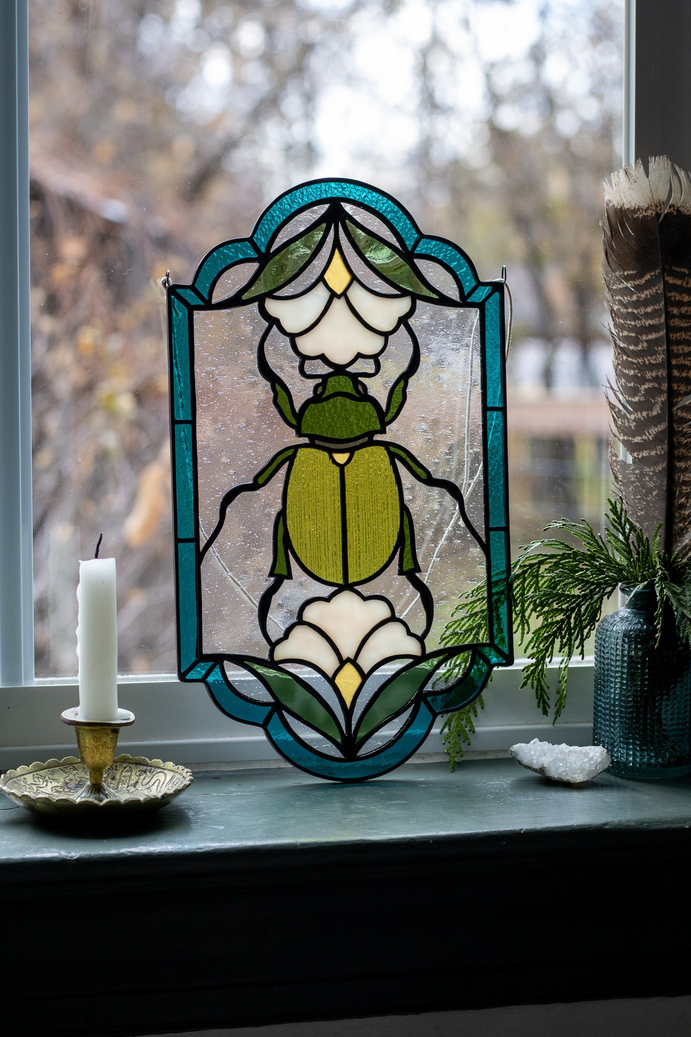 Scarab Beetle Suncatcher