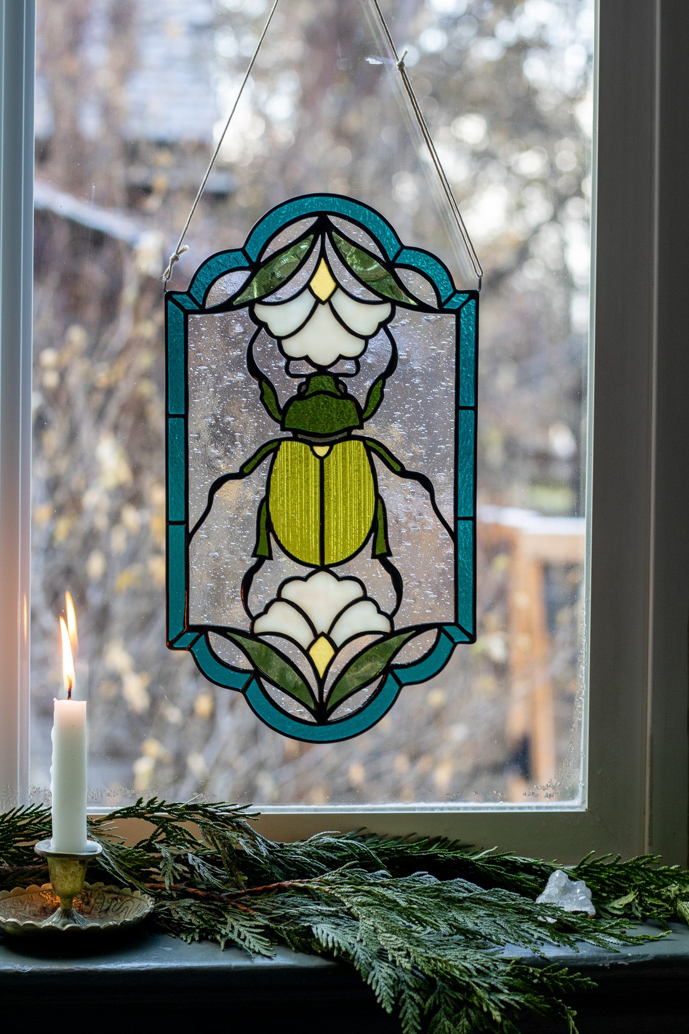 Scarab Beetle Suncatcher