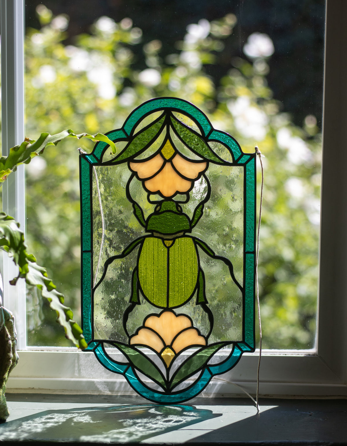 Scarab Grub Raster Patterns Pattern - Garden Scarab Panel – Linebaugh Studios
