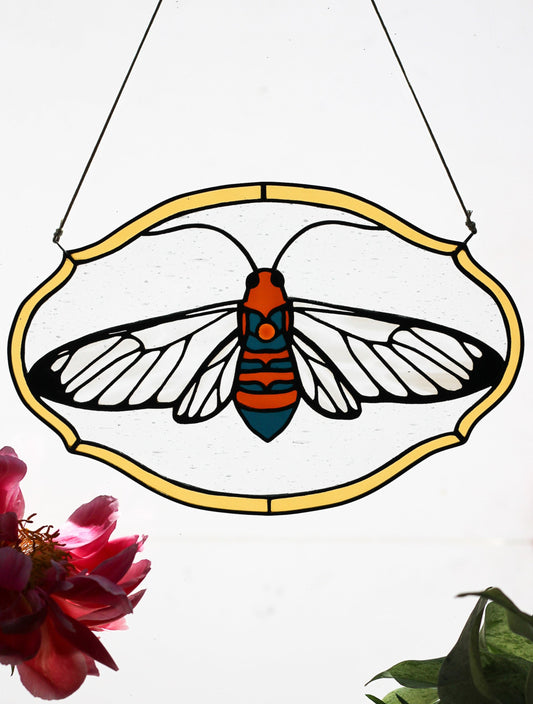 Wasp Moth Suncatcher