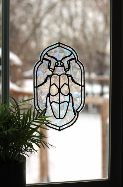 Jewel Beetle Window Cling